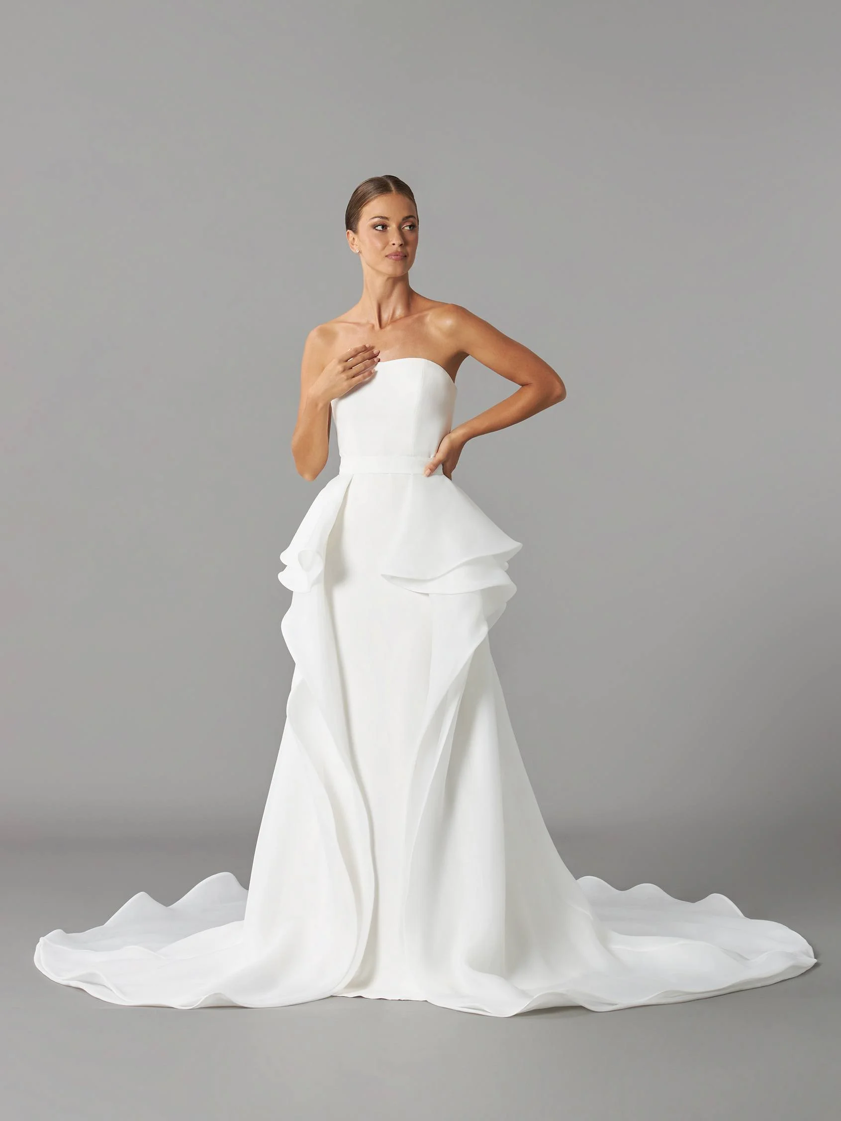 OVSK-LA01 Chiffon overskirt