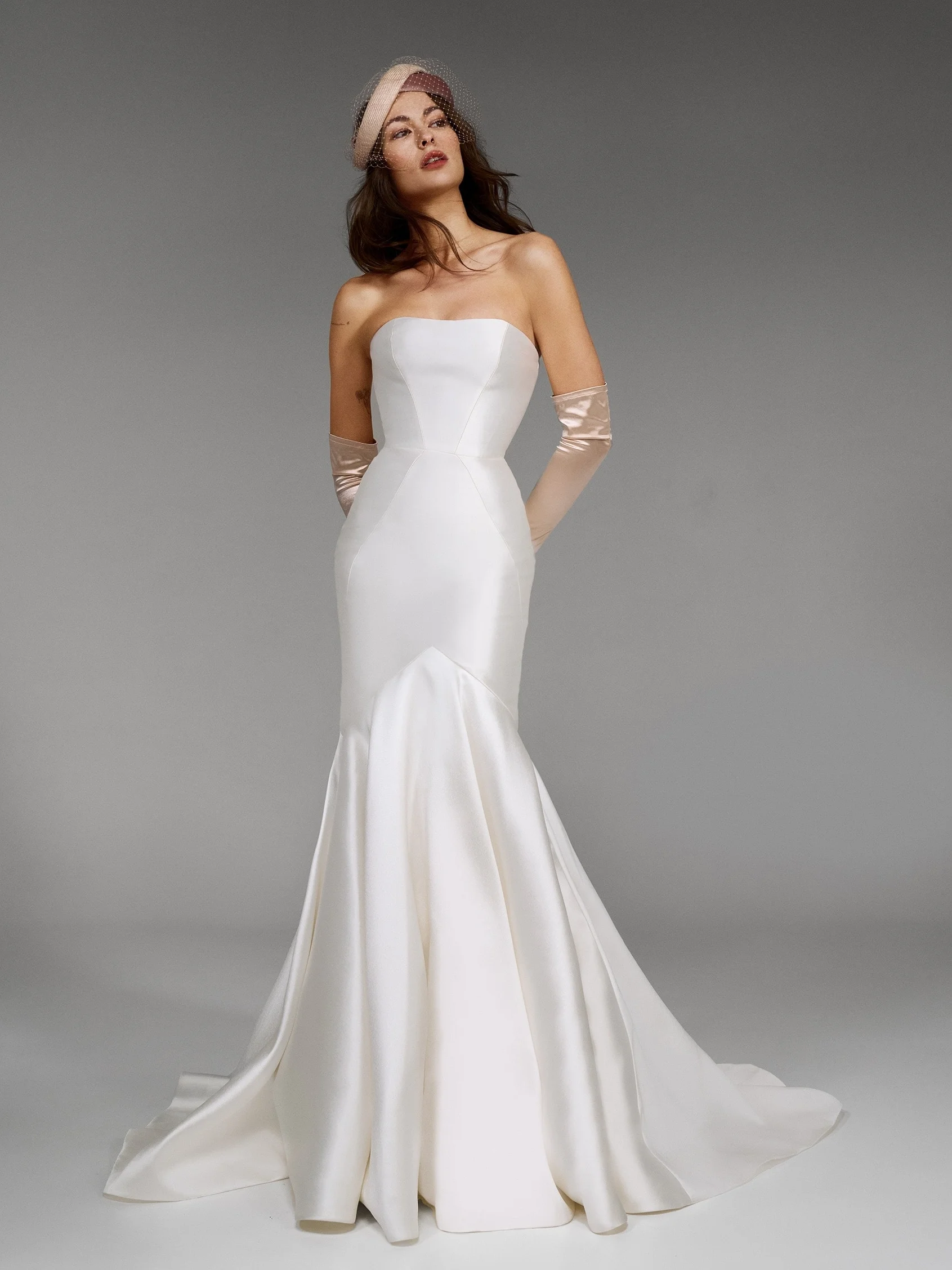 OBERON Strapless mermaid wedding dress with open back 2 OBERON Strapless mermaid wedding dress with open back