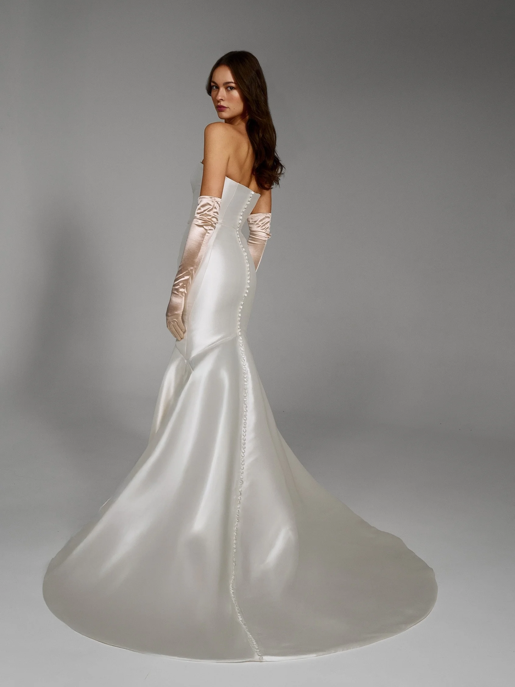 OBERON Strapless mermaid wedding dress with open back 3 OBERON Strapless mermaid wedding dress with open back