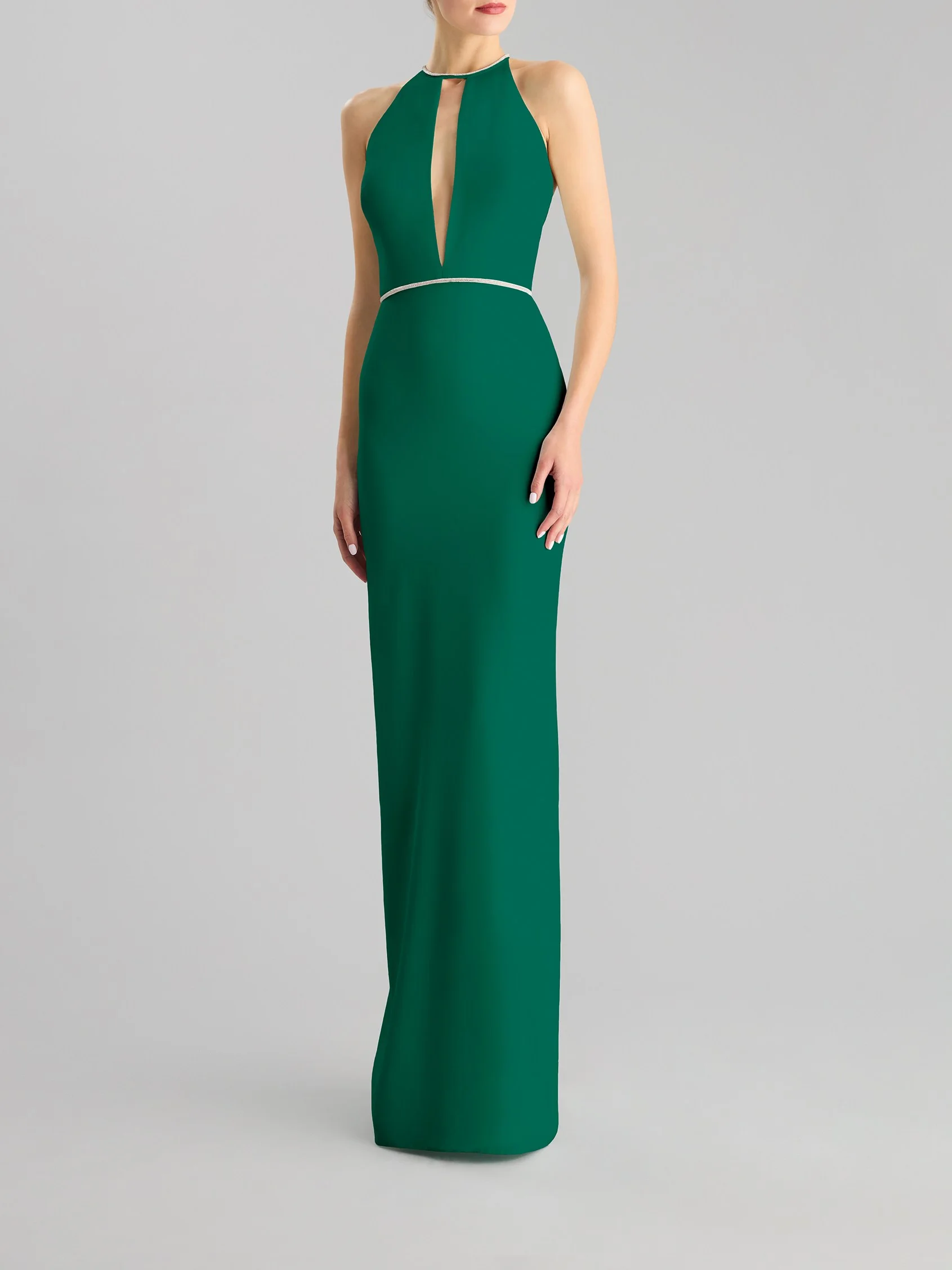 SPARKLE 2420 Sheath party dress in crepe
