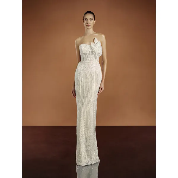 VANNIE Strapless wedding dress