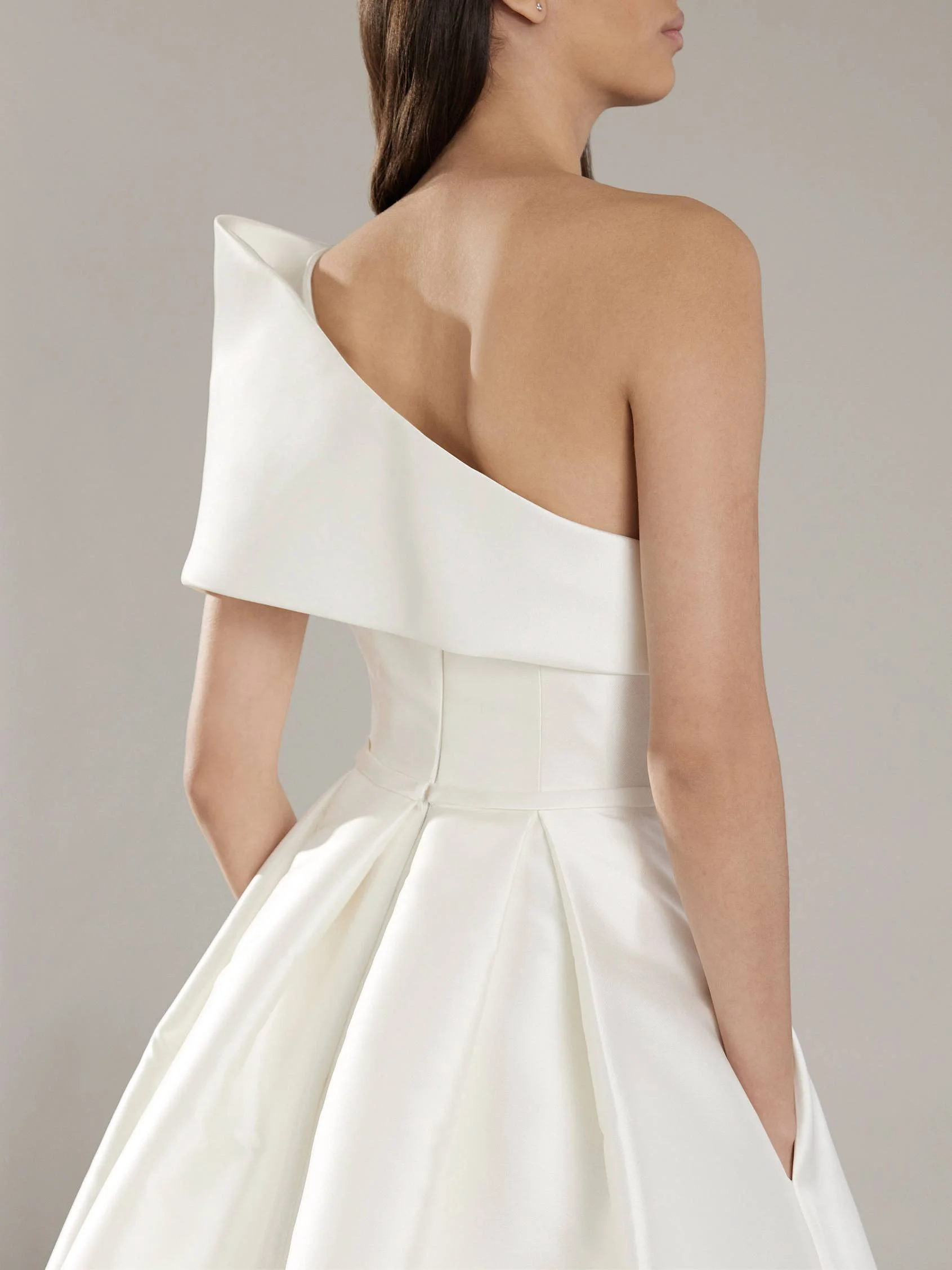 AMIAS A-line sleeveless asymmetrical wedding dress 4 AMIAS A-line sleeveless asymmetrical wedding dress