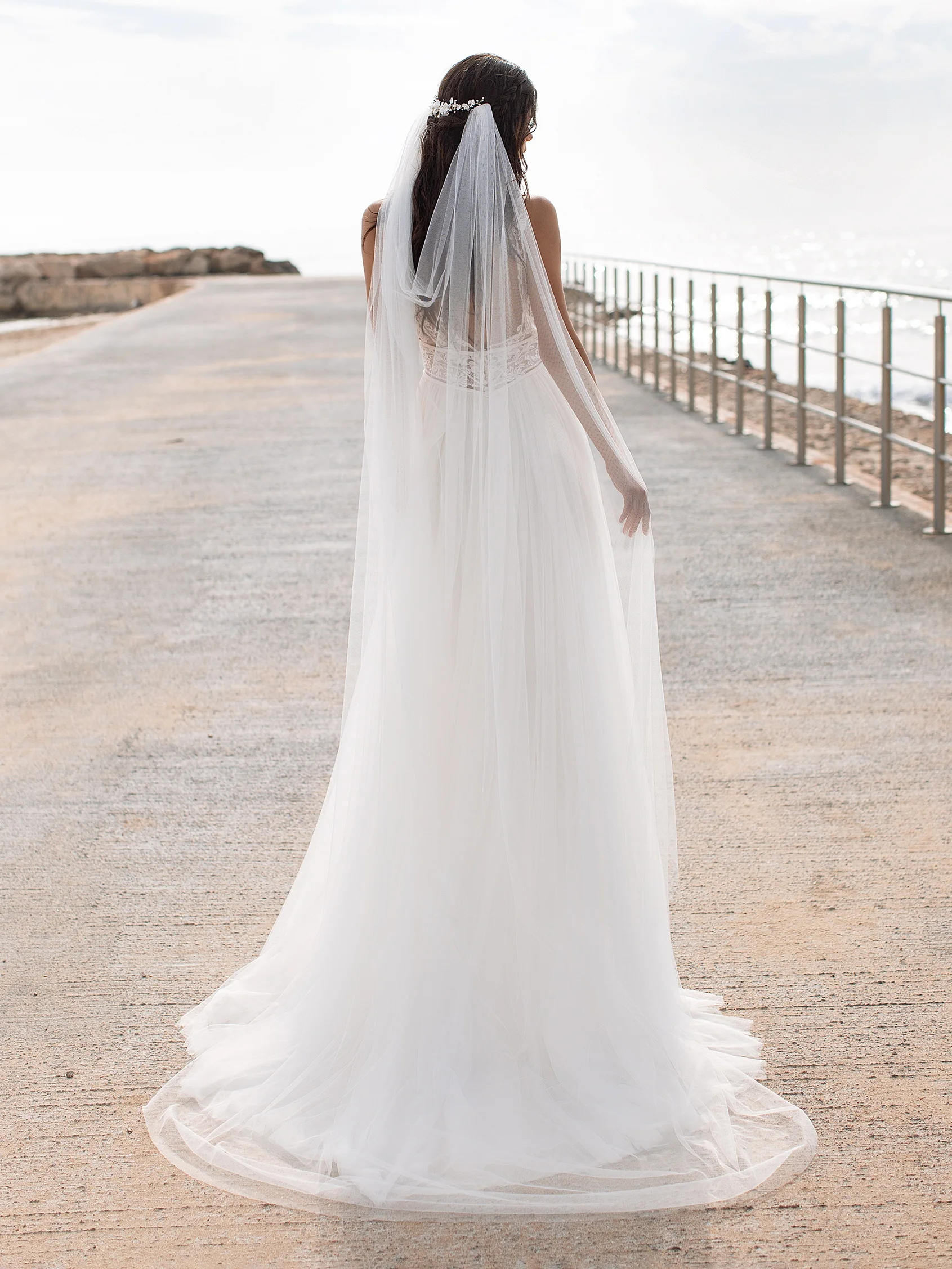 V-2041CC Soft tulle veil