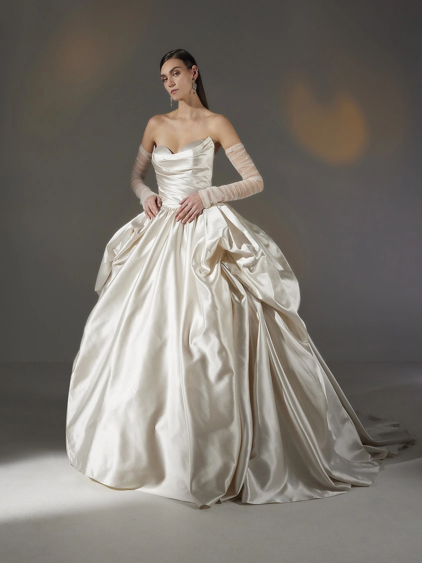 DEVONNE Satin princess wedding dress 1 DEVONNE Satin princess wedding dress