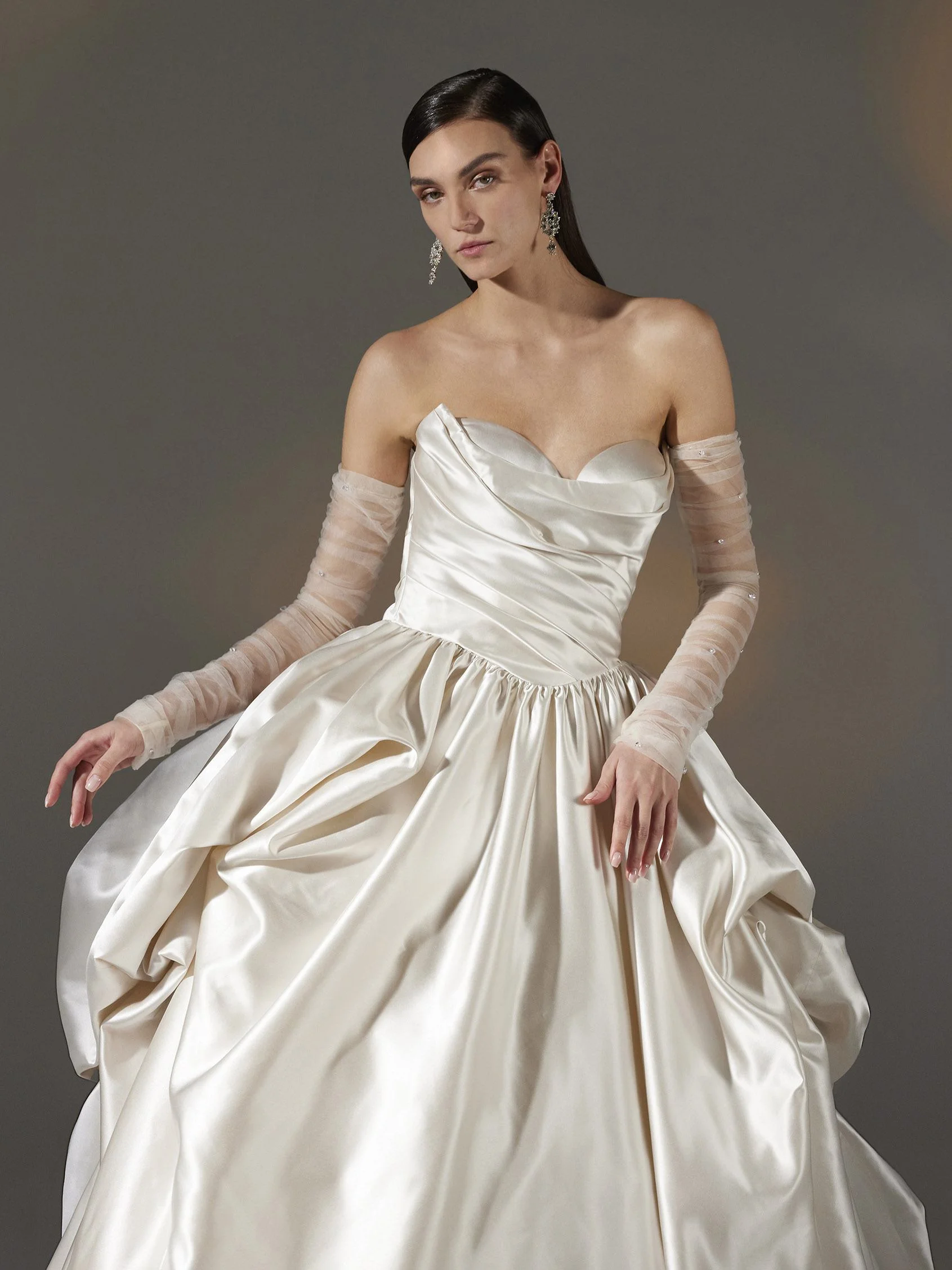 DEVONNE Satin princess wedding dress 3 DEVONNE Satin princess wedding dress