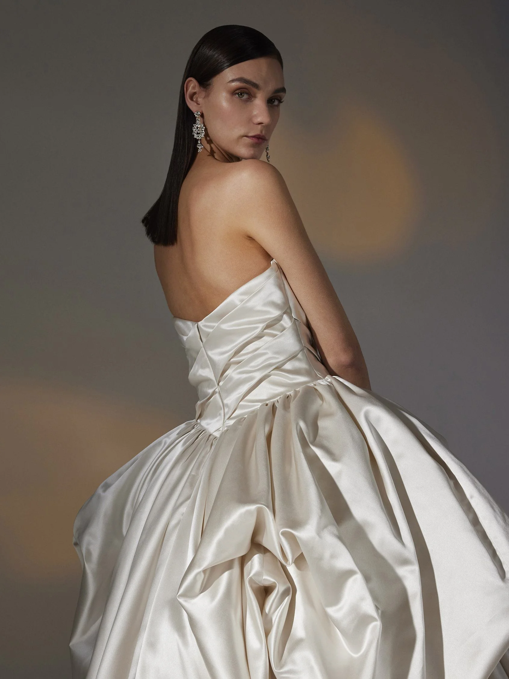 DEVONNE Satin princess wedding dress 4 DEVONNE Satin princess wedding dress