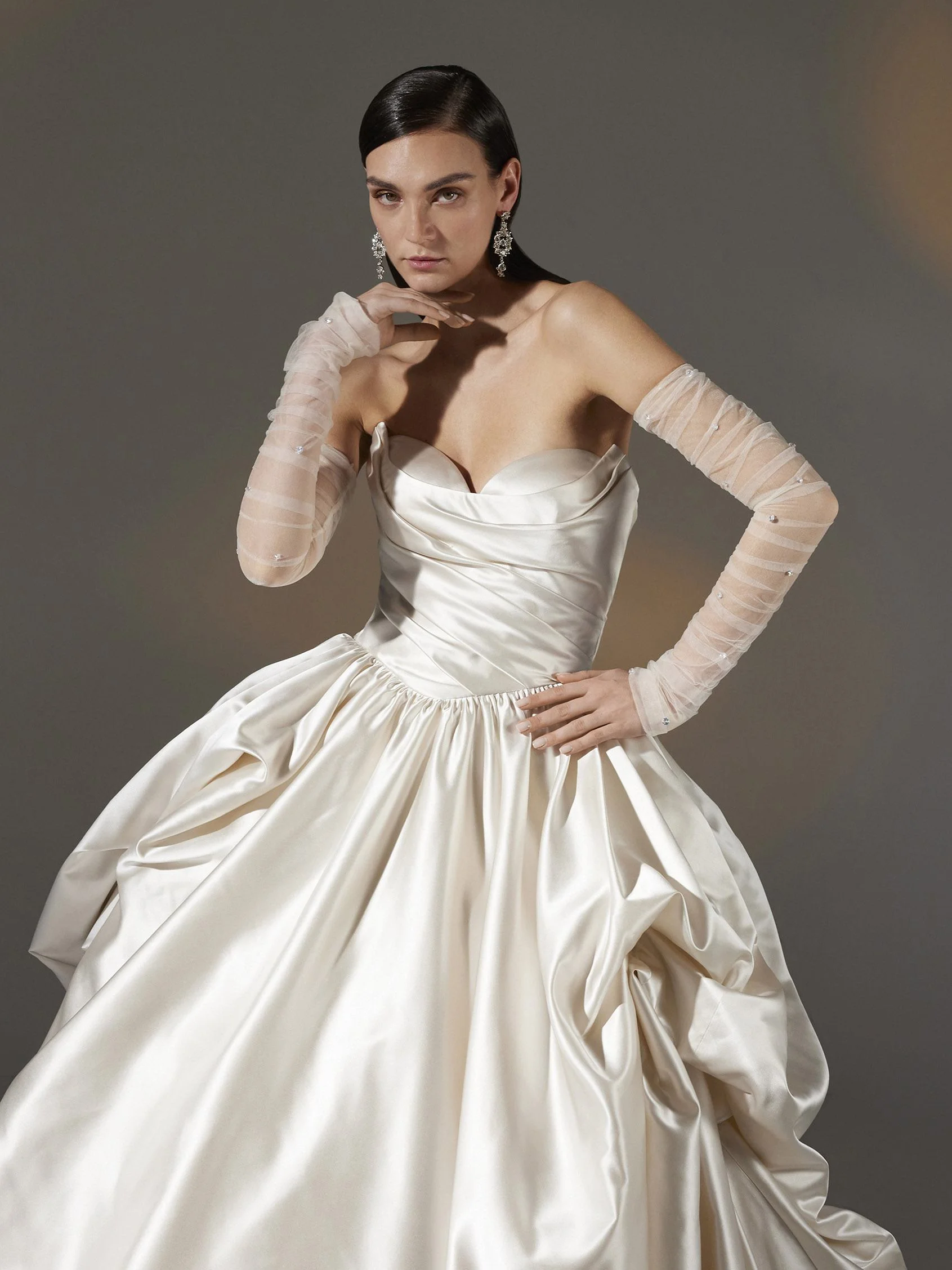 DEVONNE Satin princess wedding dress 5 DEVONNE Satin princess wedding dress