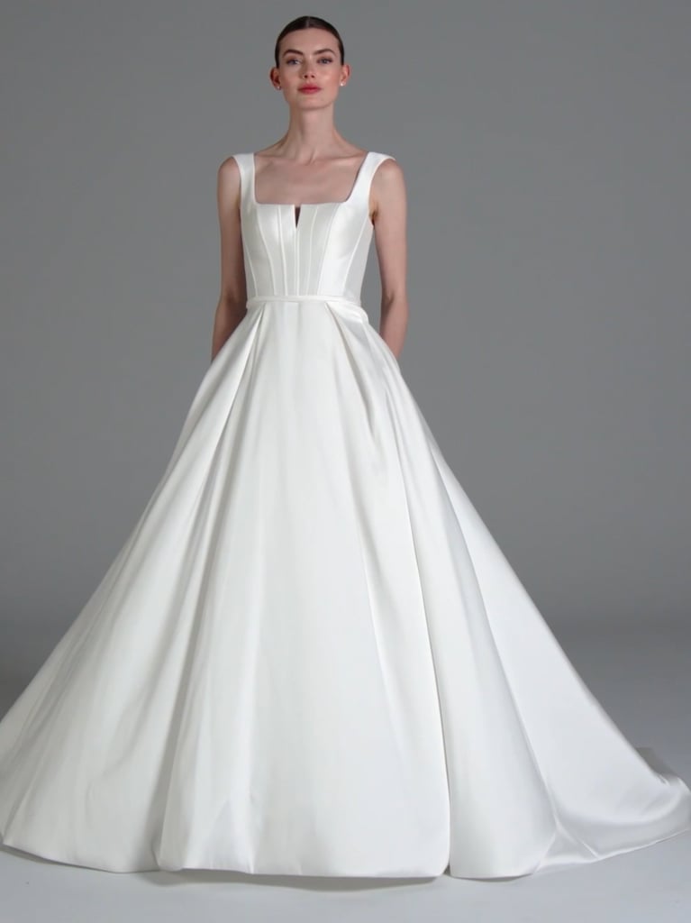 ALEXANDRINE Mermaid wedding dress with sweetheart neckline sleeveless in crepe 1 ALEXANDRINE Mermaid wedding dress with sweetheart neckline sleeveless in crepe