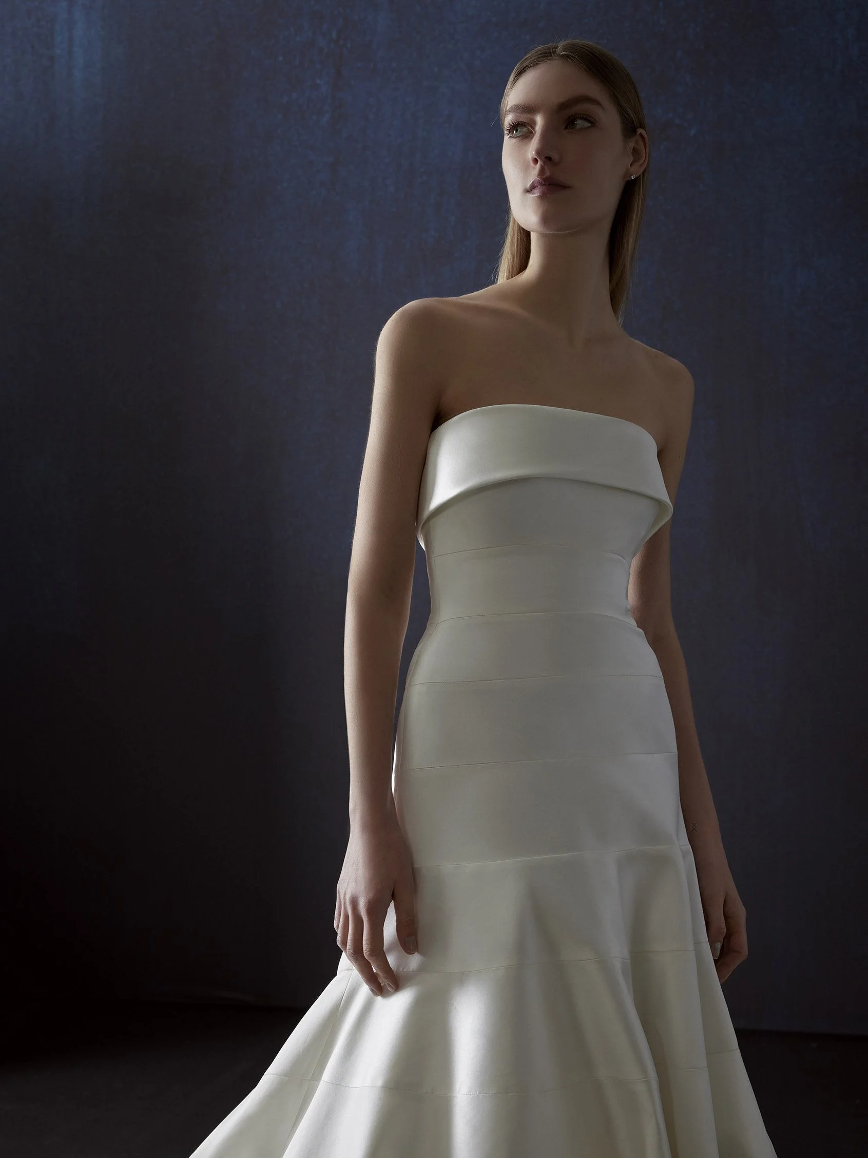 SERPENTA Ballgown strapless wedding dress in mikado 3 SERPENTA Ballgown strapless wedding dress in mikado