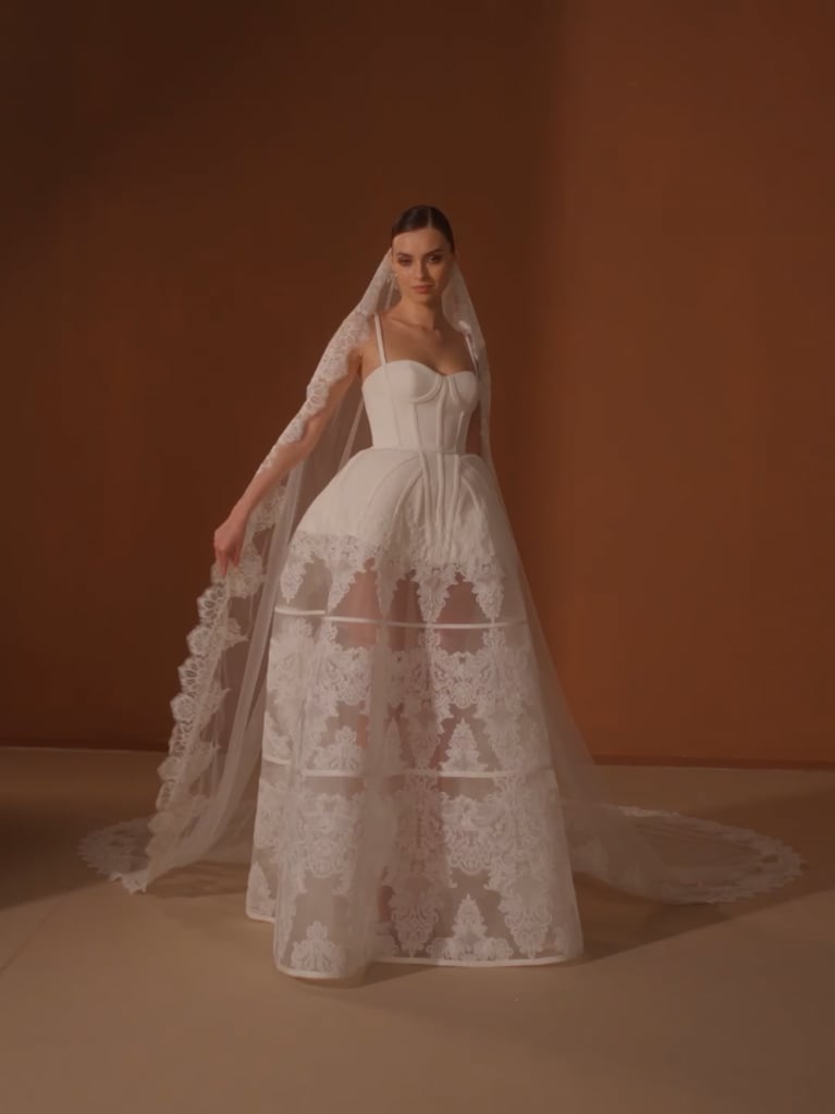 JUDY A-line wedding dress in crepe 1 JUDY A-line wedding dress in crepe