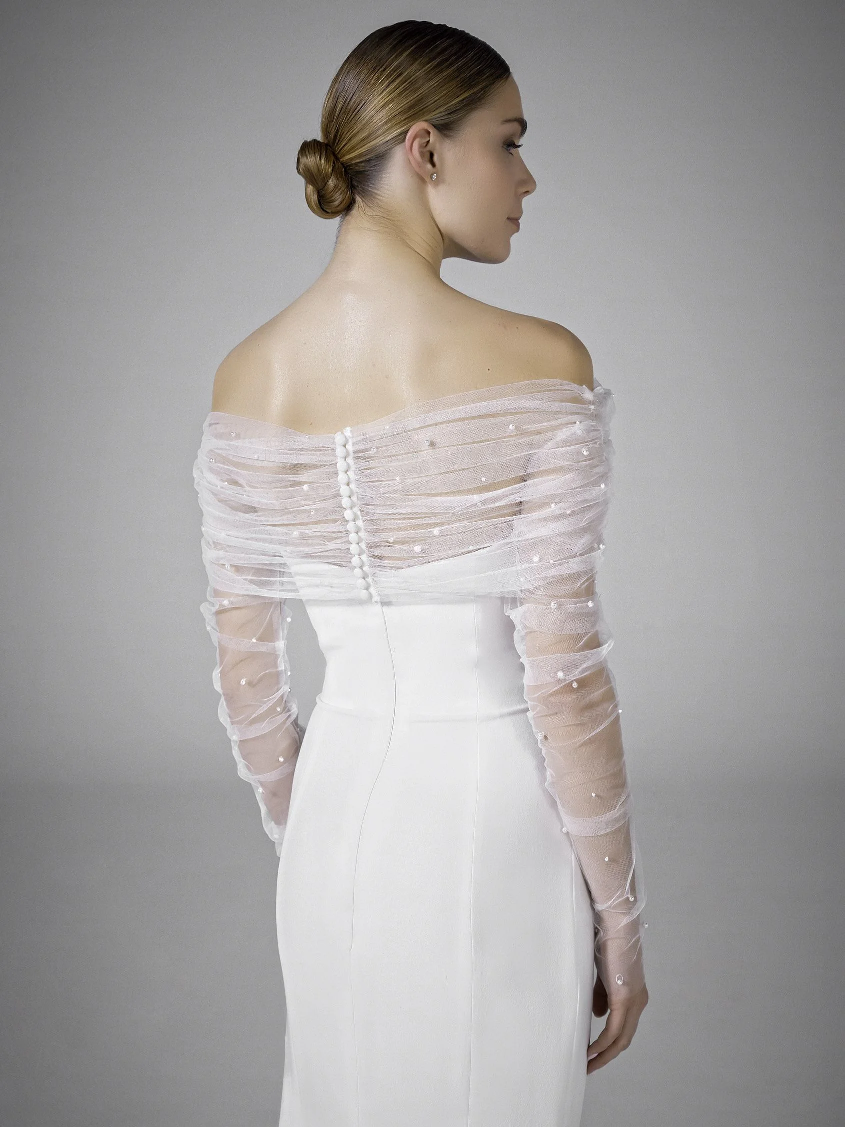 JACK-LA14 Tulle jacket with rhinestones