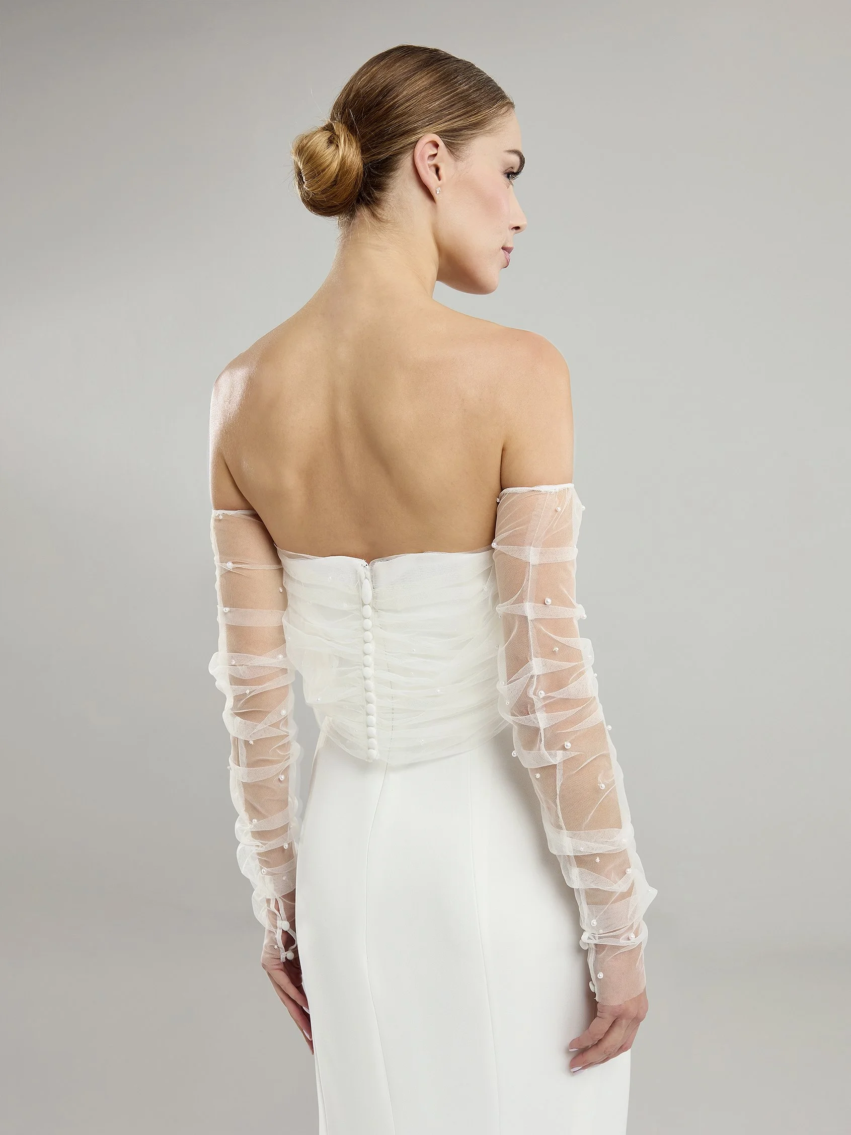JACK-LA14 Tulle jacket with rhinestones