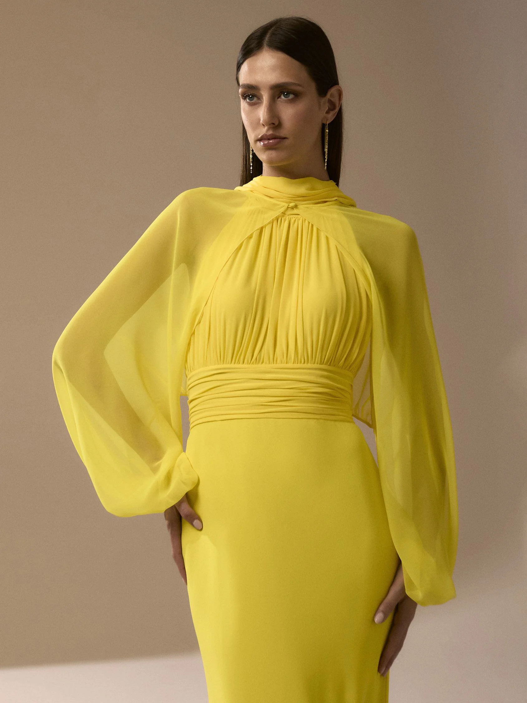 CAPE-LA39 Chiffon cape