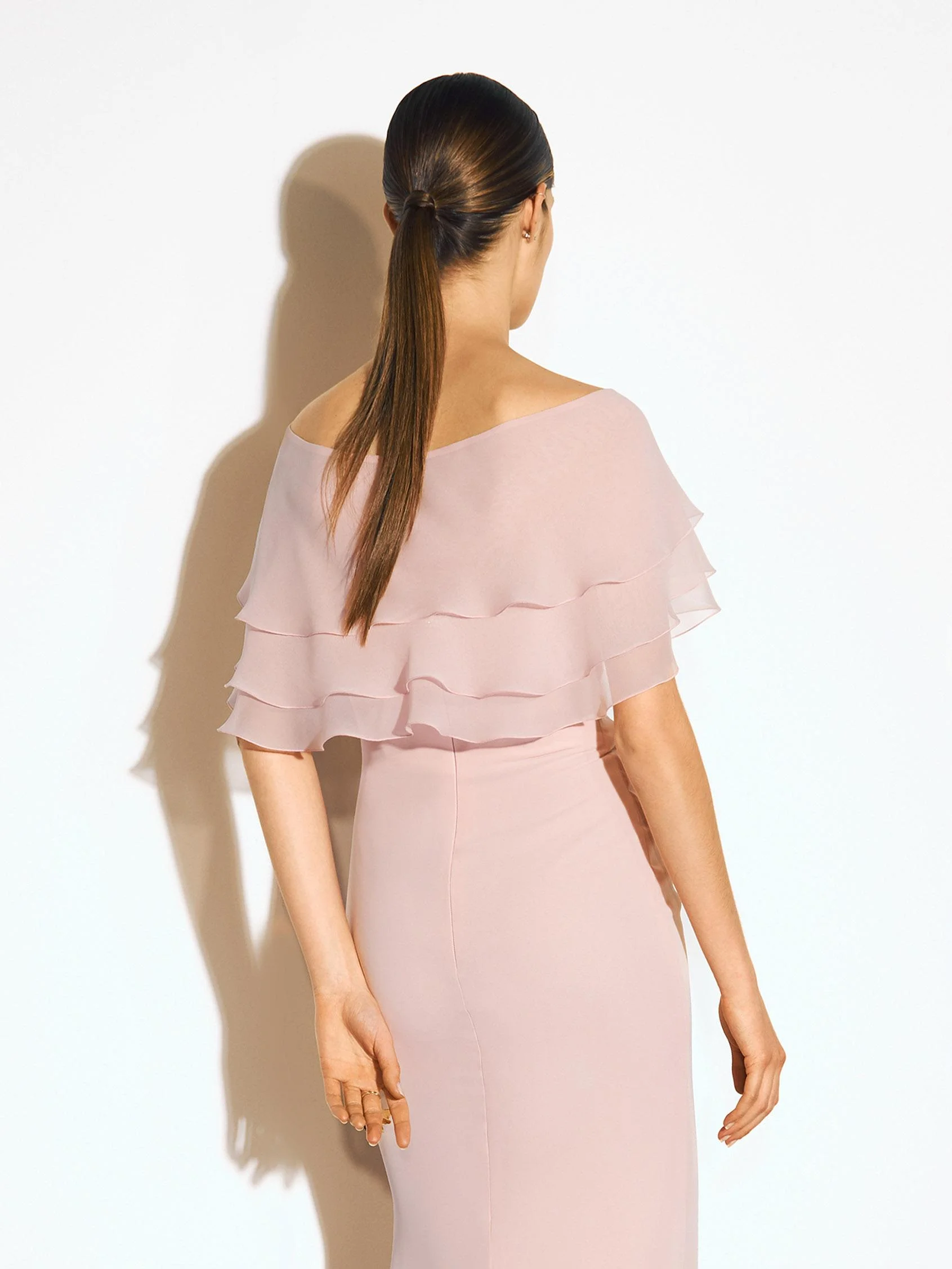 CAPE-LA37 Chiffon cape