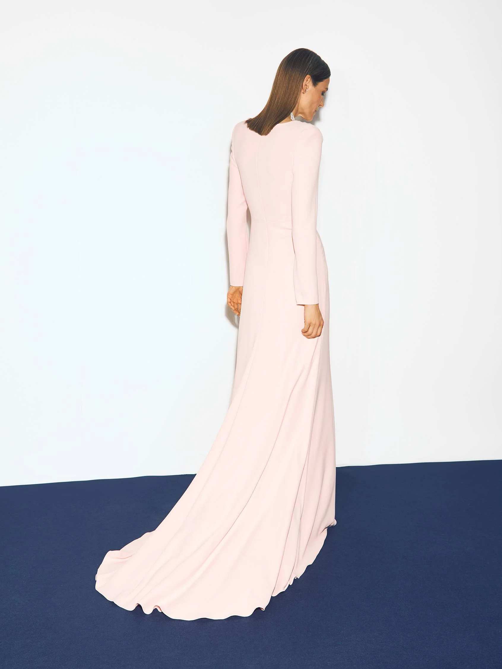 ANTURIO Mermaid crepe party dress
