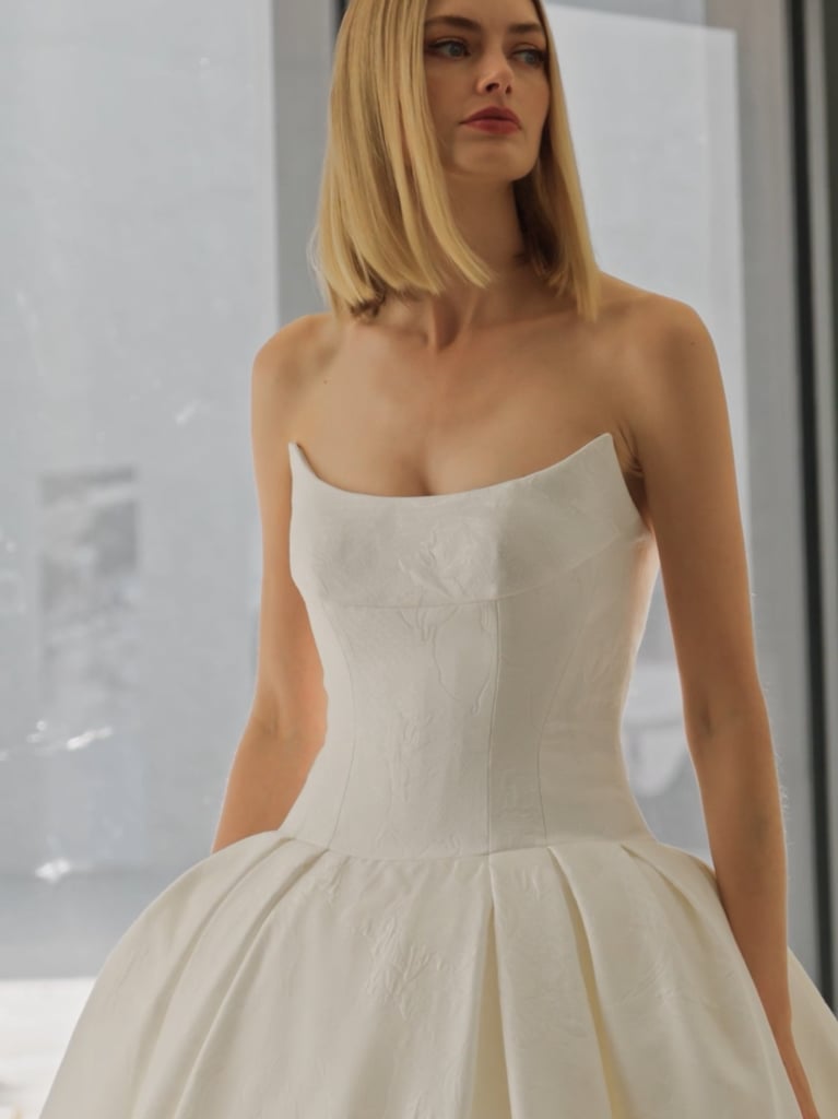 VALLEY Mikado strapless princess wedding dress