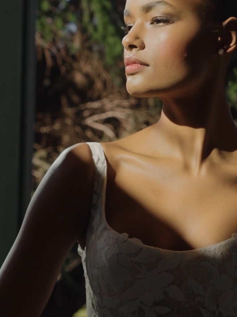 SWAN Mikado princess wedding dress with round neckline 4 SWAN Mikado princess wedding dress with round neckline