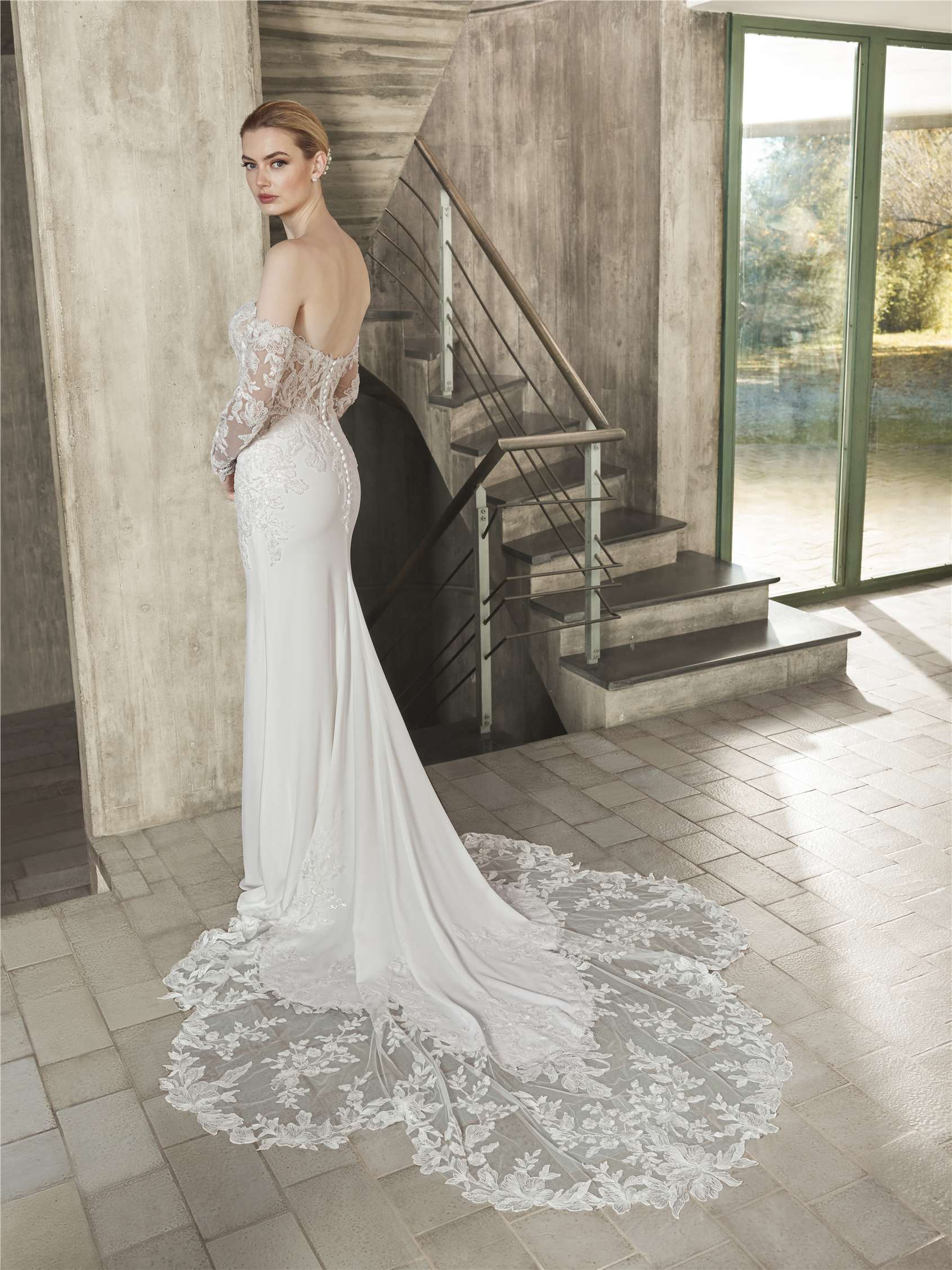 PYCE Crepe strapless mermaid wedding dress 2 PYCE Crepe strapless mermaid wedding dress