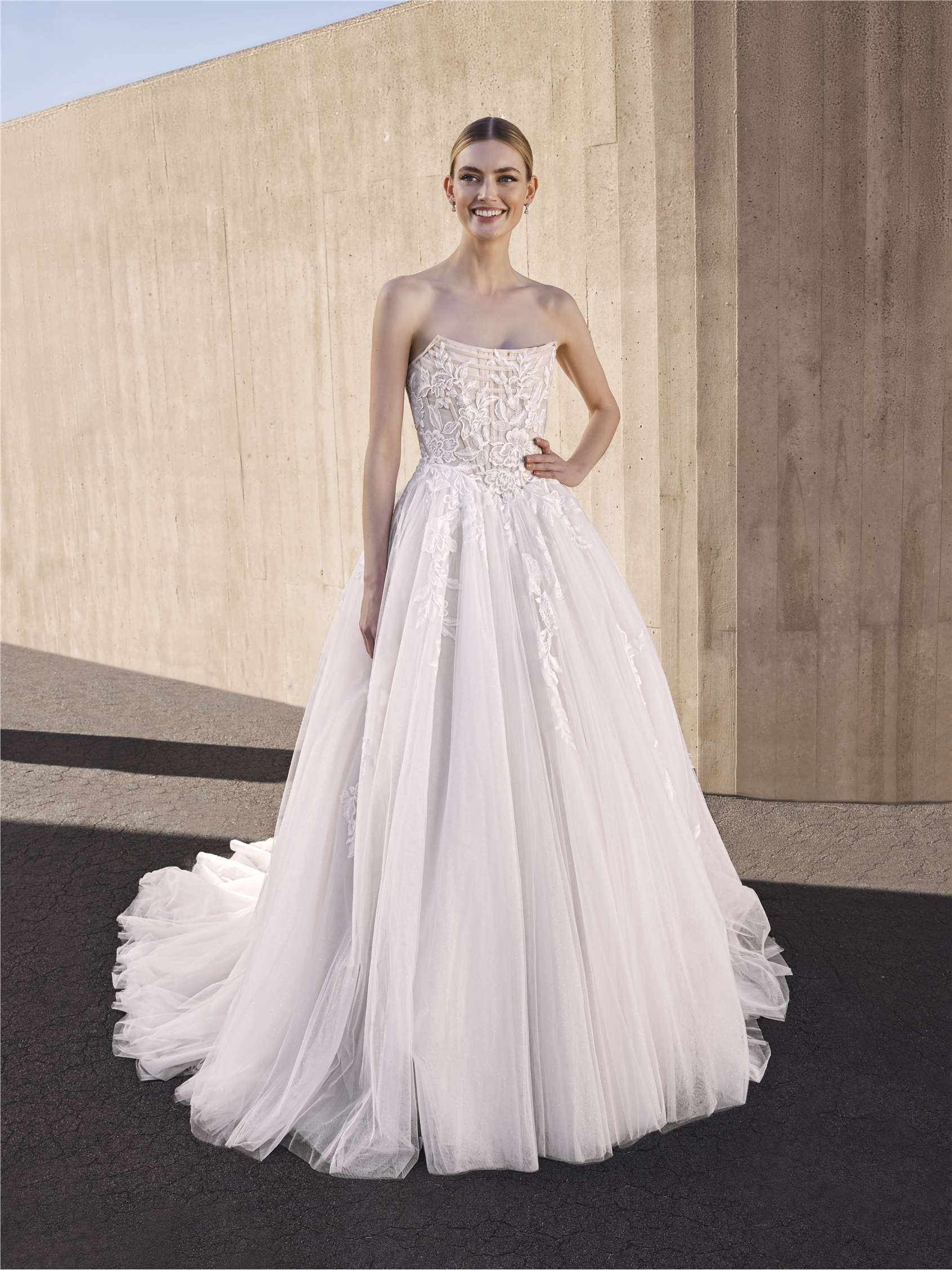 OTELIA Glitter princess strapless wedding dress 1 OTELIA Glitter princess strapless wedding dress