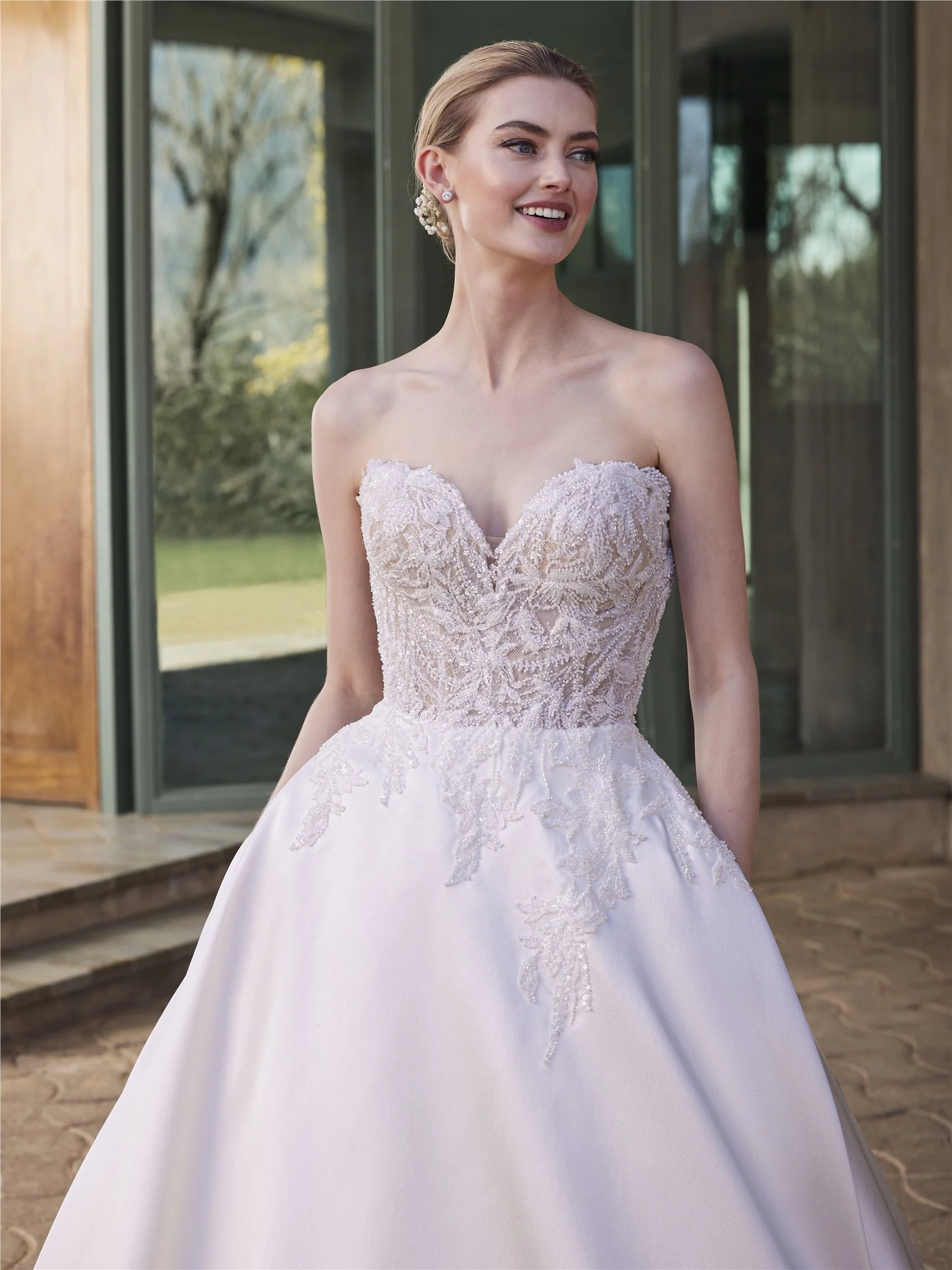 CHILLS Mikado princess sweetheart wedding dress 3 CHILLS Mikado princess sweetheart wedding dress