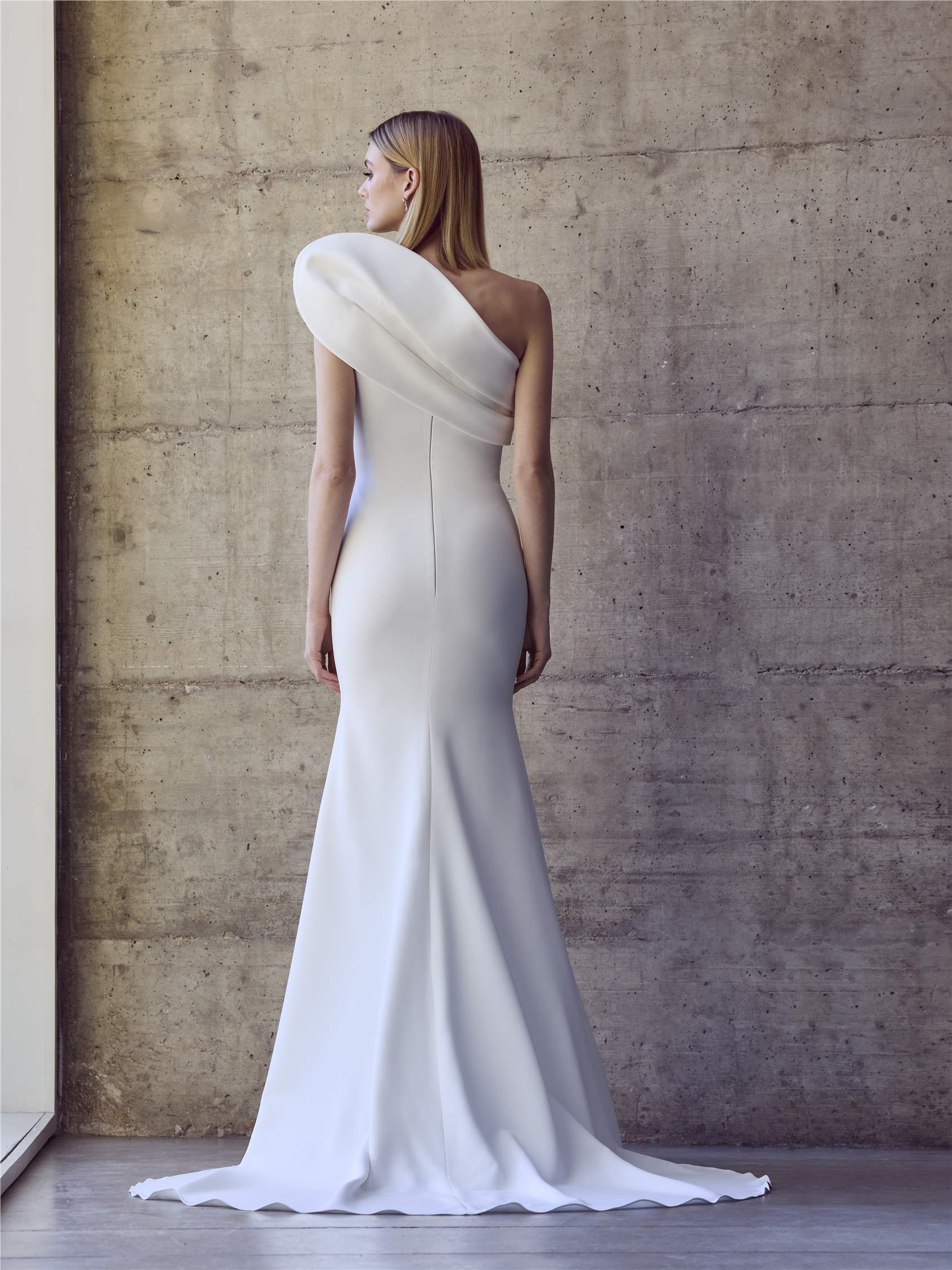 BALS Strapless mermaid bridal dress in crepe 3 BALS Strapless mermaid bridal dress in crepe