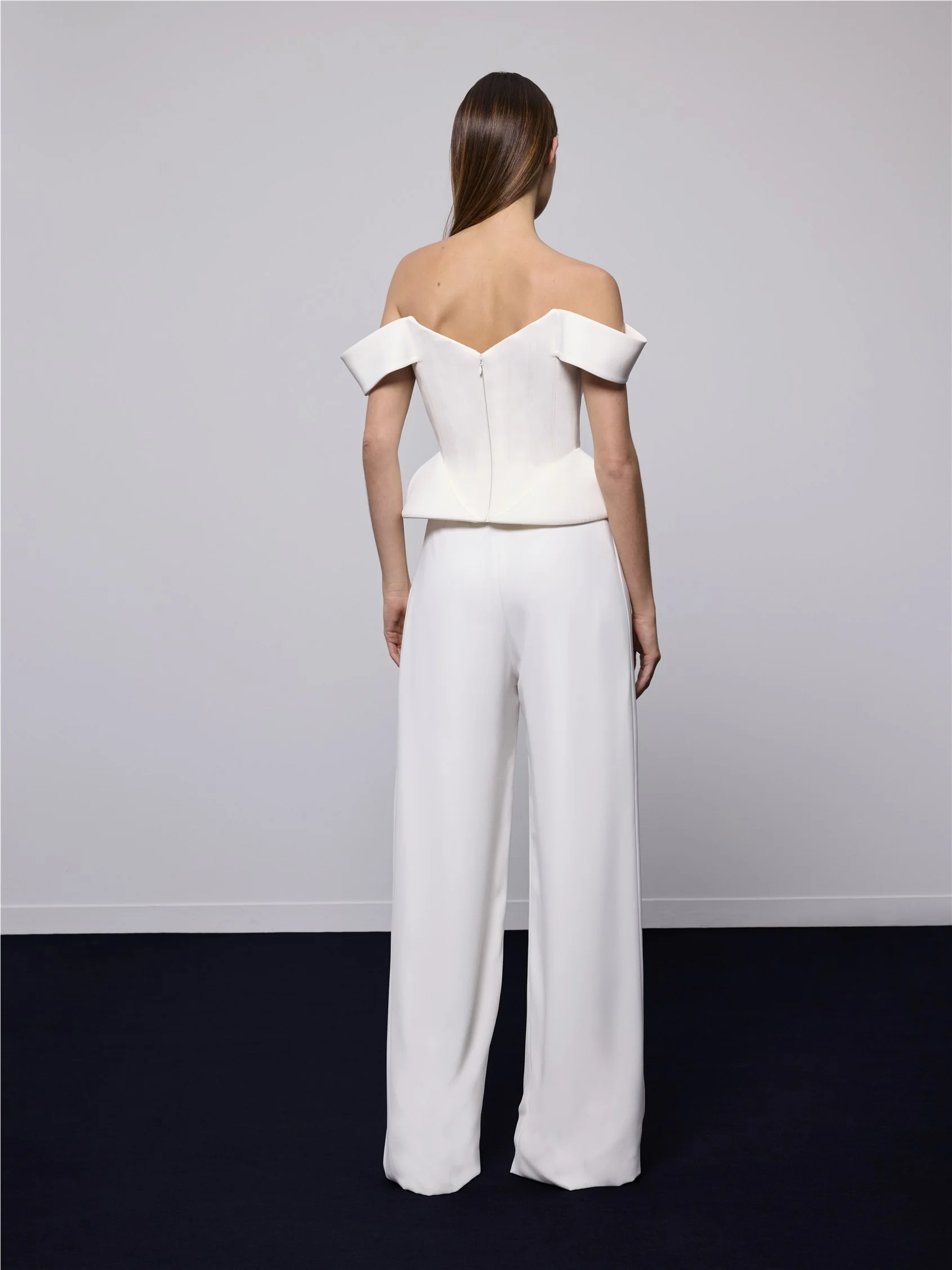 MYSRINE TOP Off-the-shoulders bridal top in crepe 3 MYSRINE TOP Off-the-shoulders bridal top in crepe