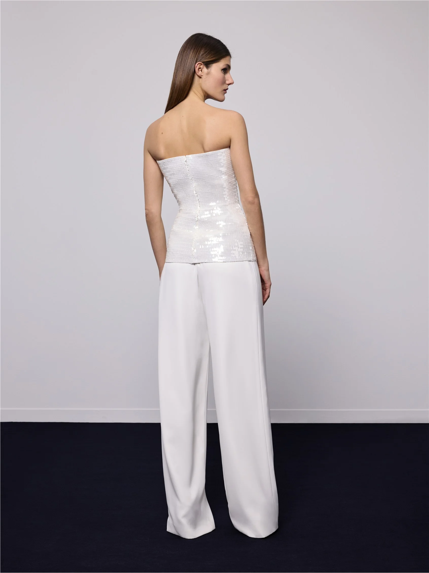 MONIK TOP Strapless bridal top in sequins