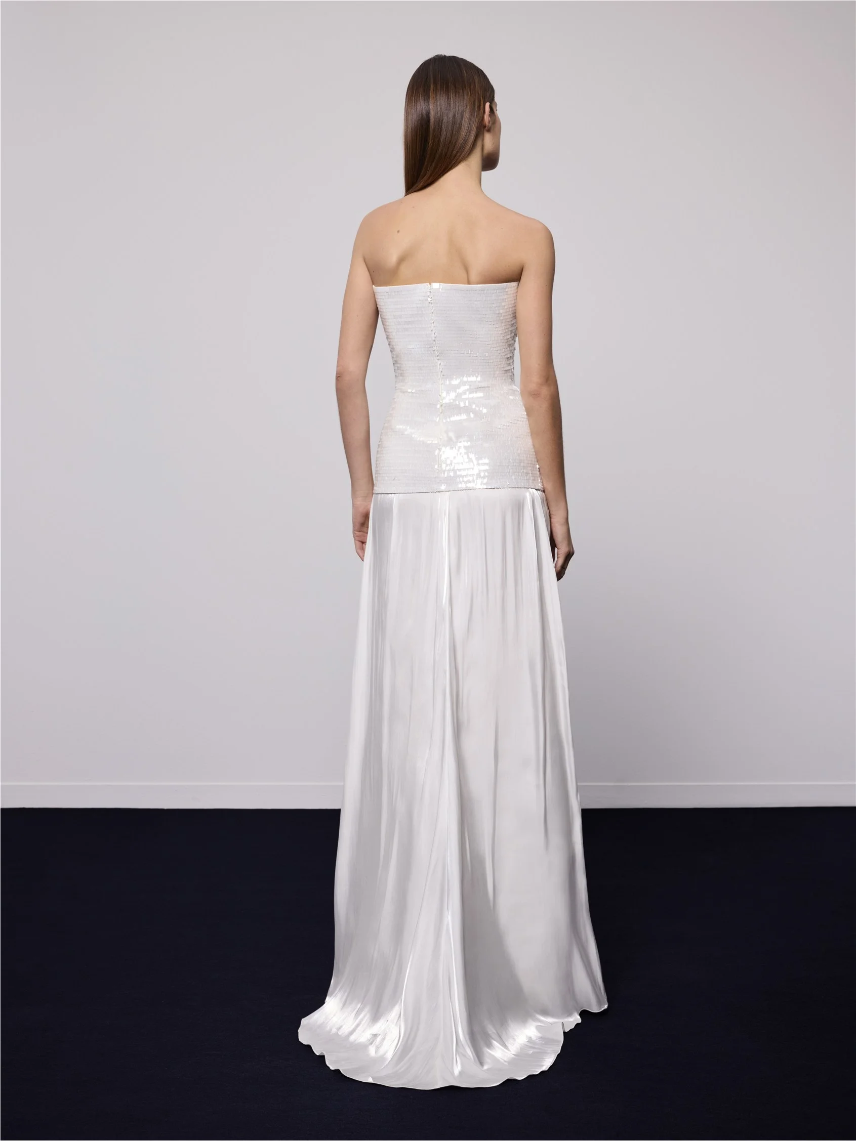 MONIK TOP Strapless bridal top in sequins