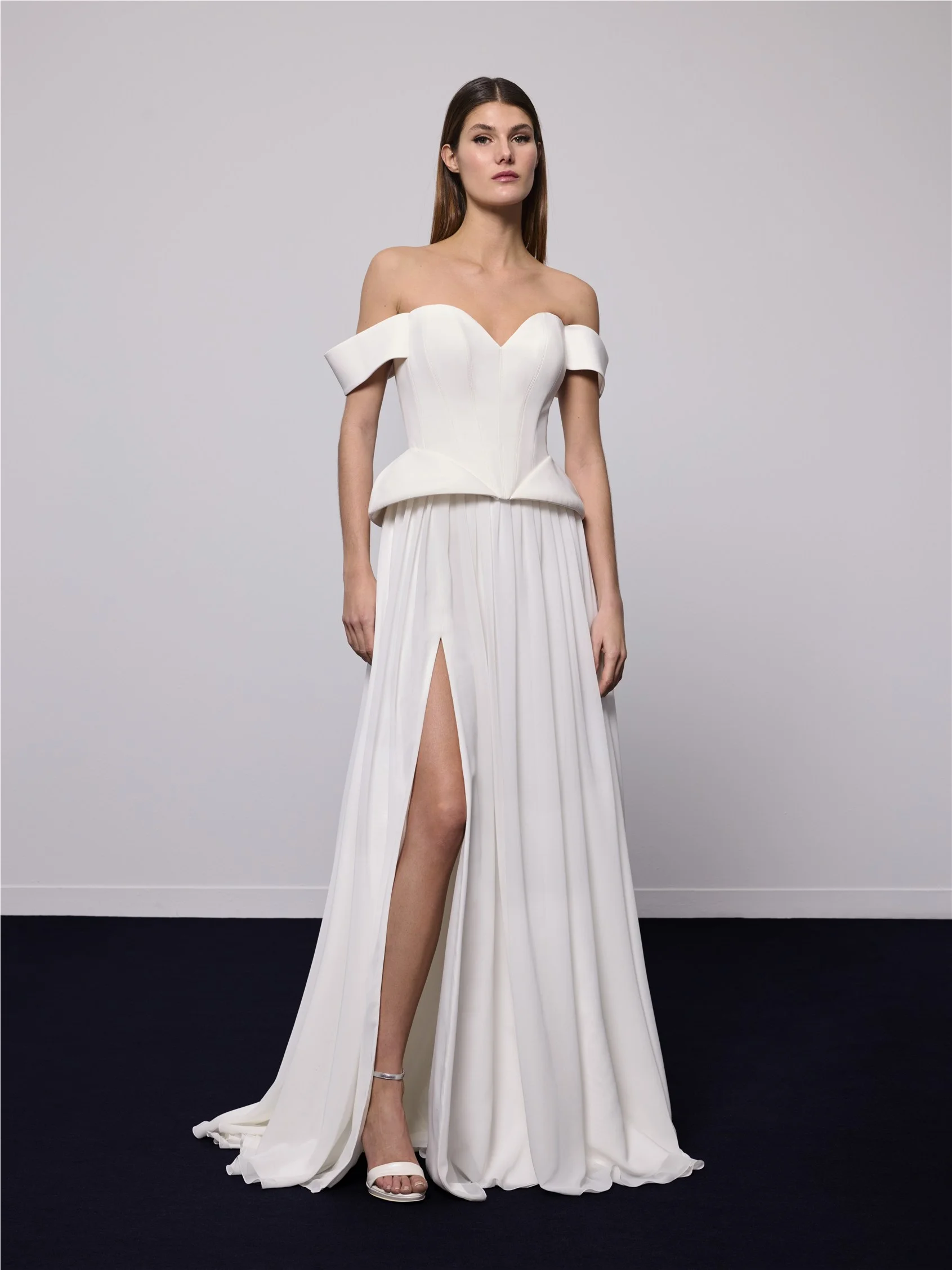 RHONDA SKIRT A-line bridal skirt in chiffon