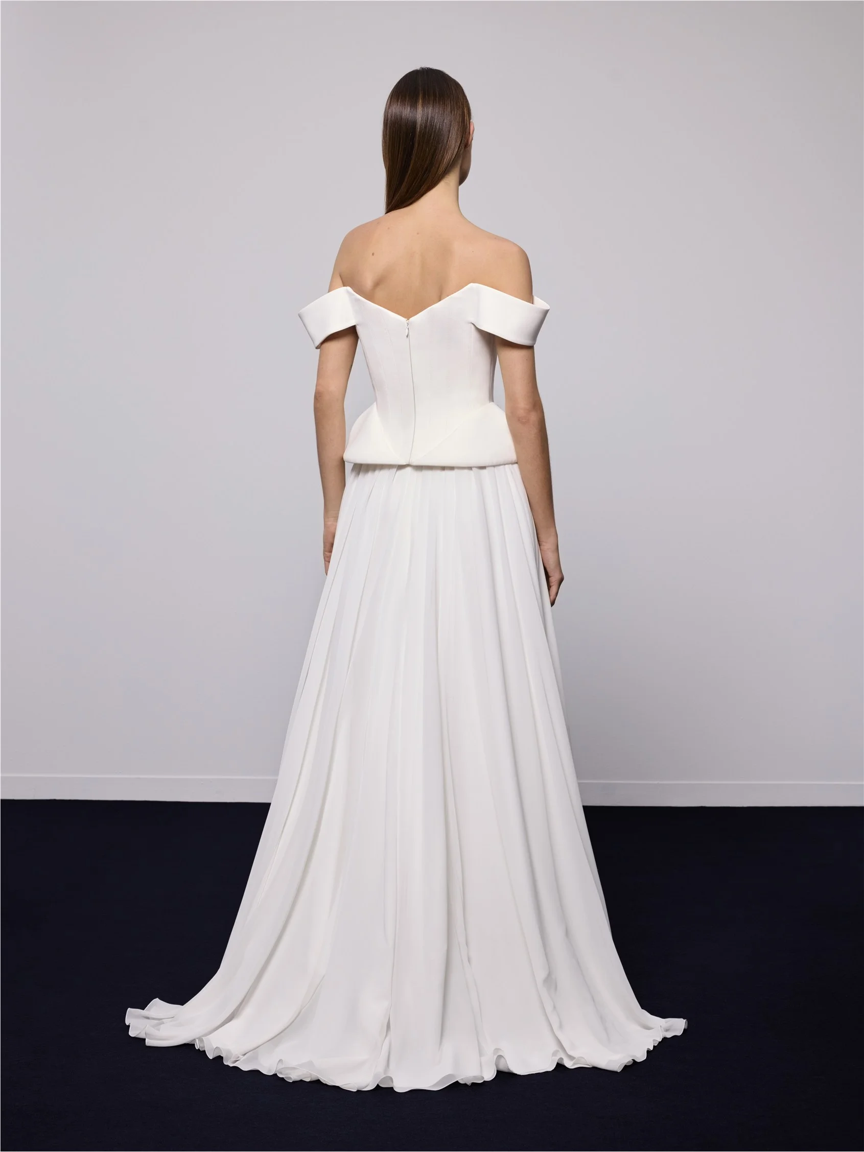 RHONDA SKIRT A-line bridal skirt in chiffon