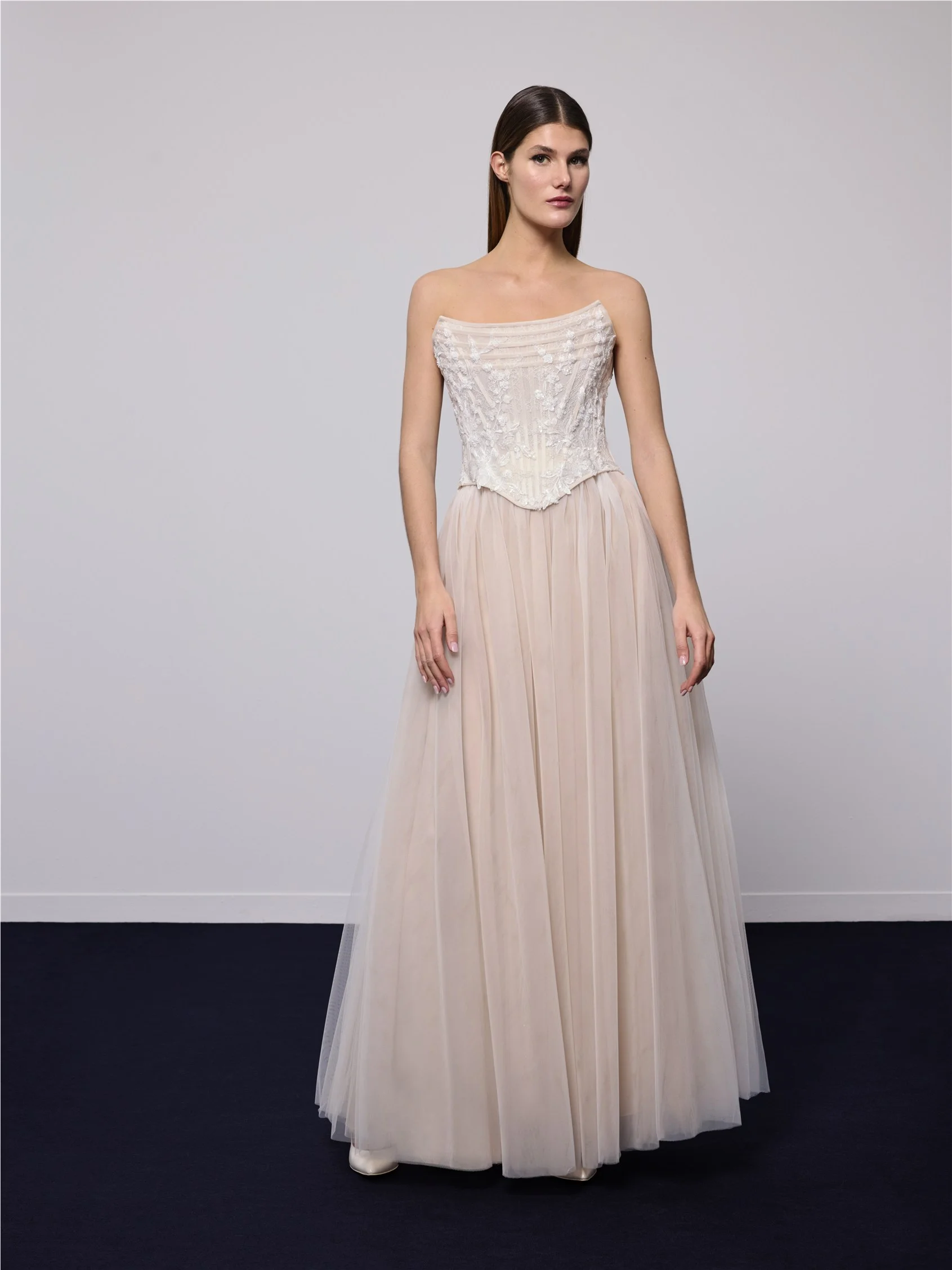 ORLEAN SKIRT A-line bridal skirt in tulle