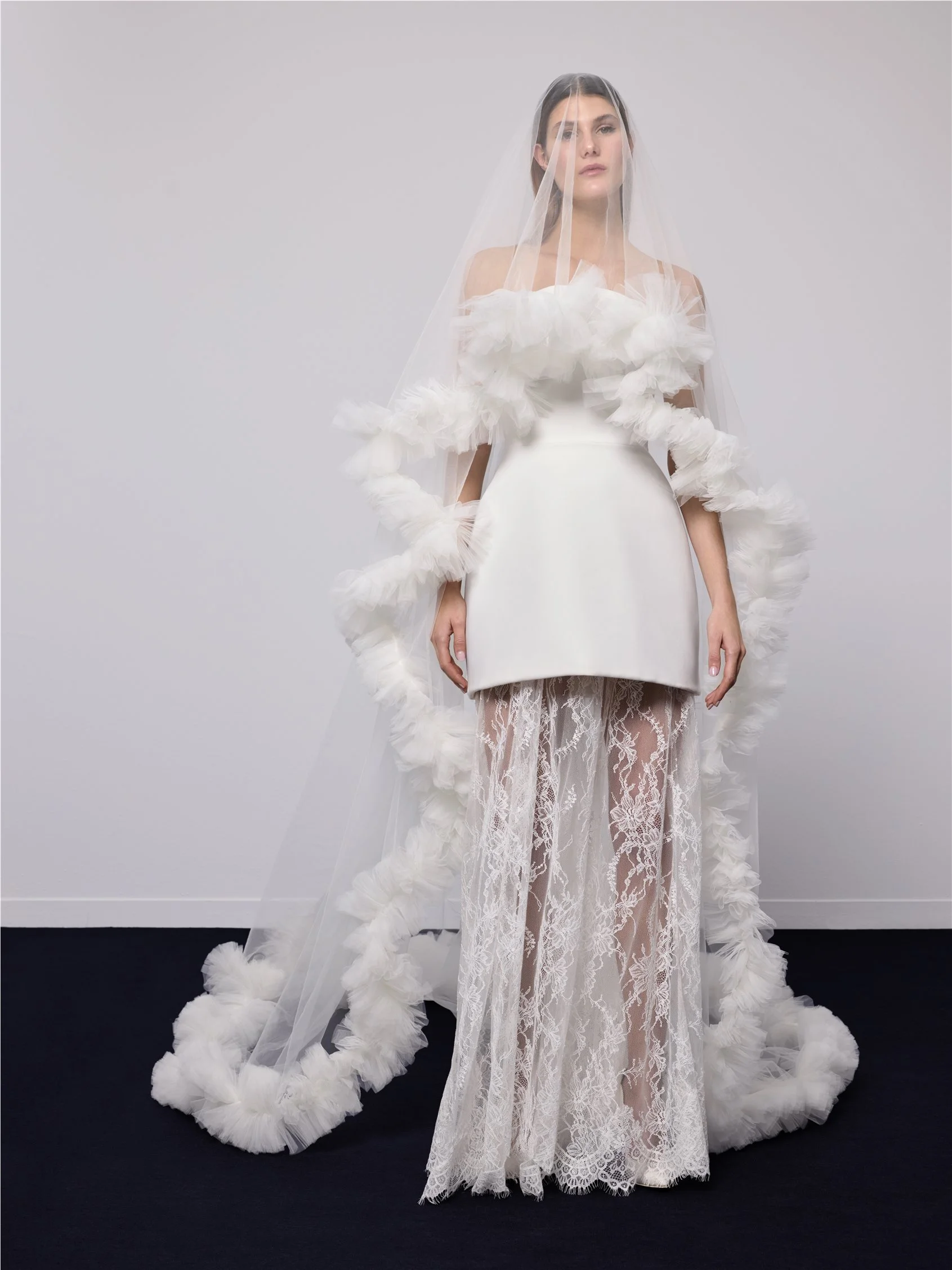 GRANT SKIRT A-line bridal skirt in lace 3 GRANT SKIRT A-line bridal skirt in lace