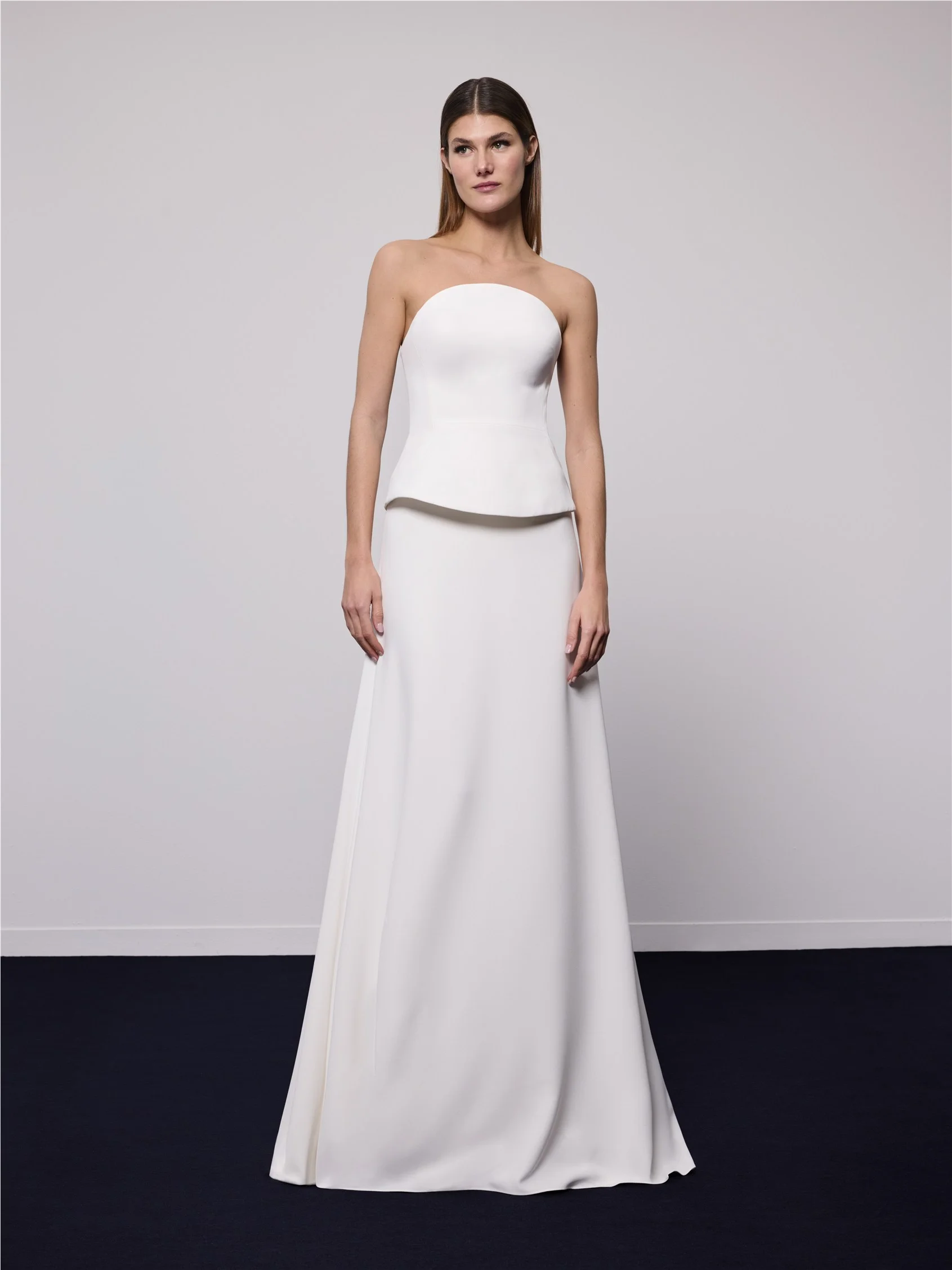 KELLA SKIRT A-line bridal skirt in crepe