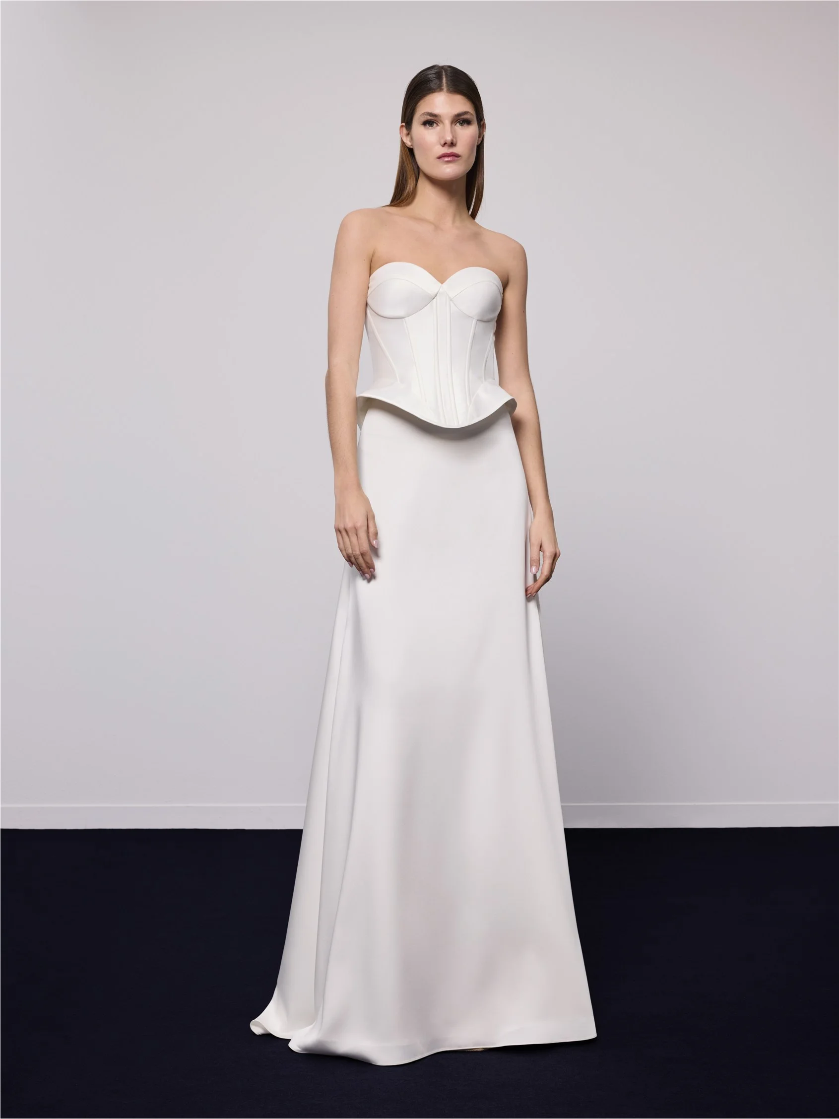 KELLA SKIRT A-line bridal skirt in crepe