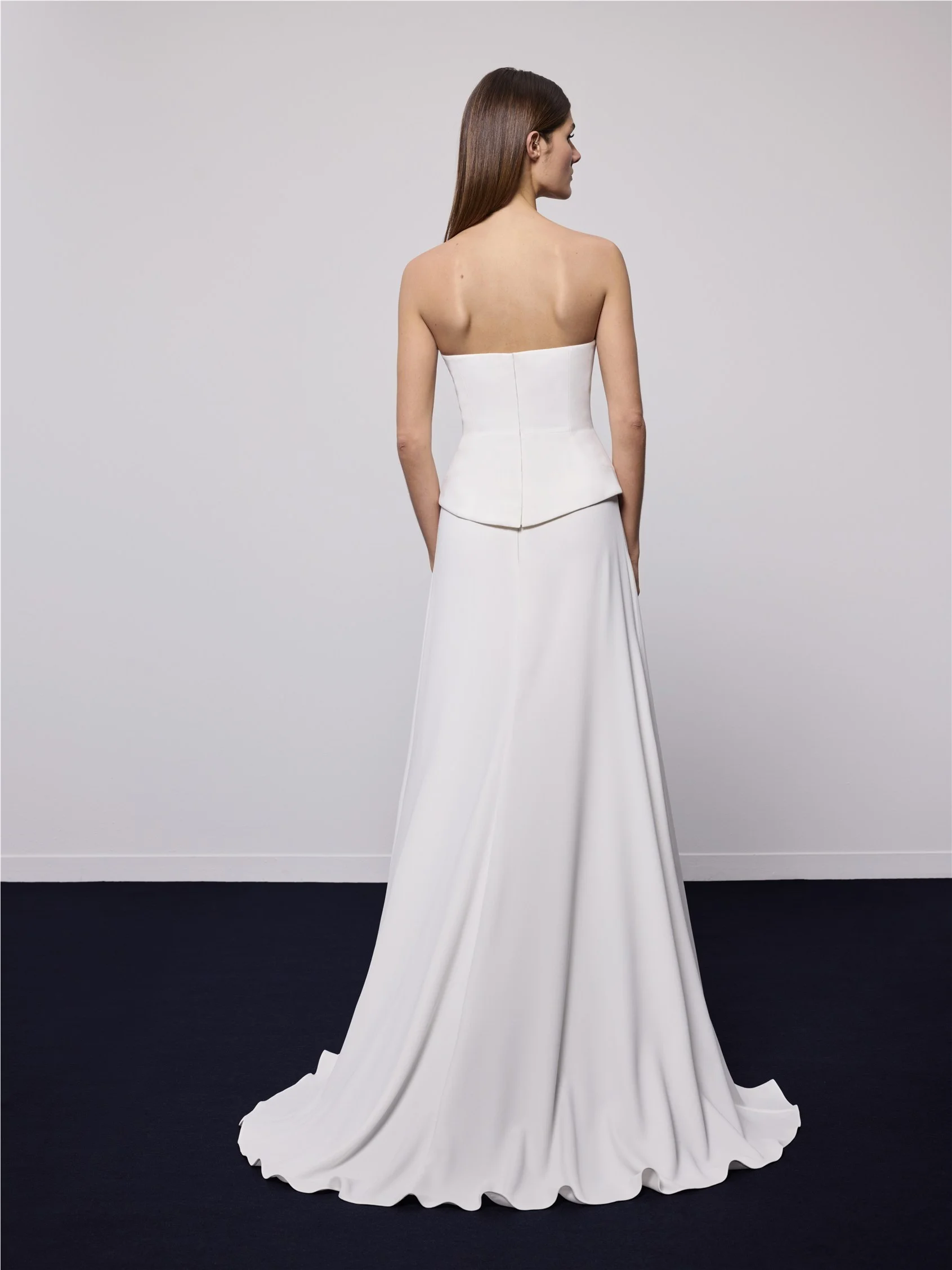 KELLA SKIRT A-line bridal skirt in crepe