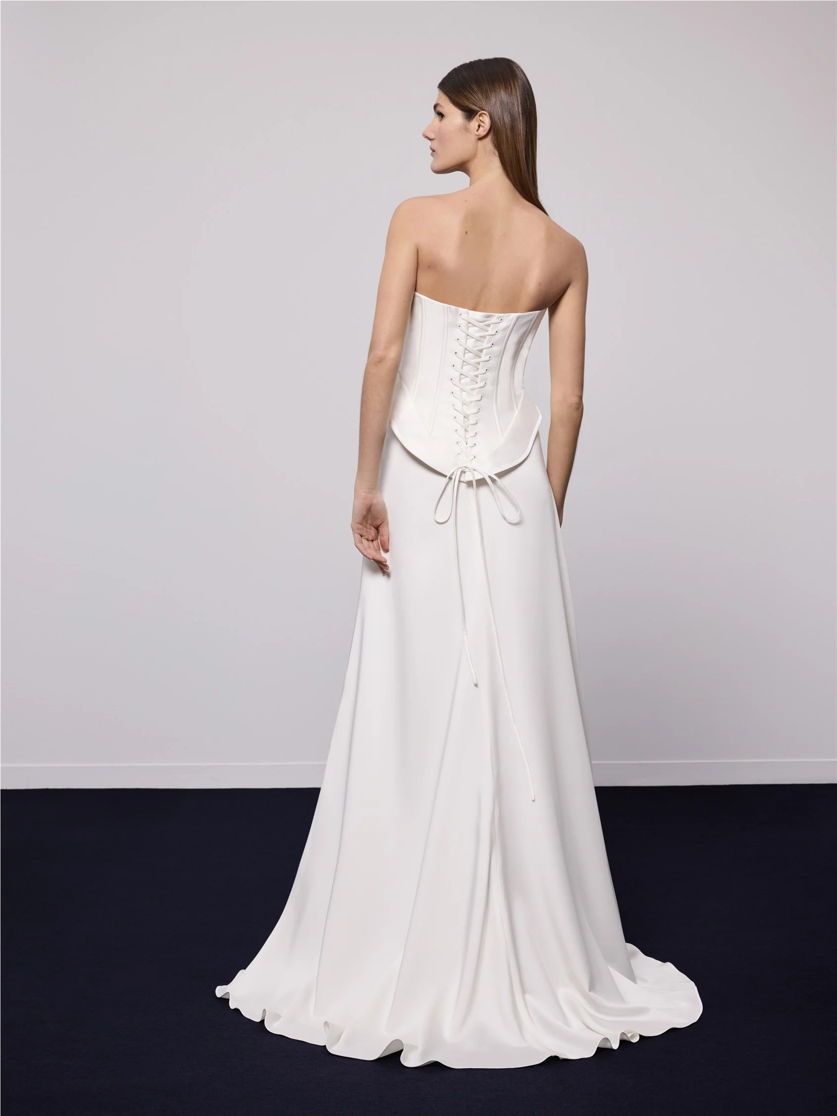 KELLA SKIRT A-line bridal skirt in crepe