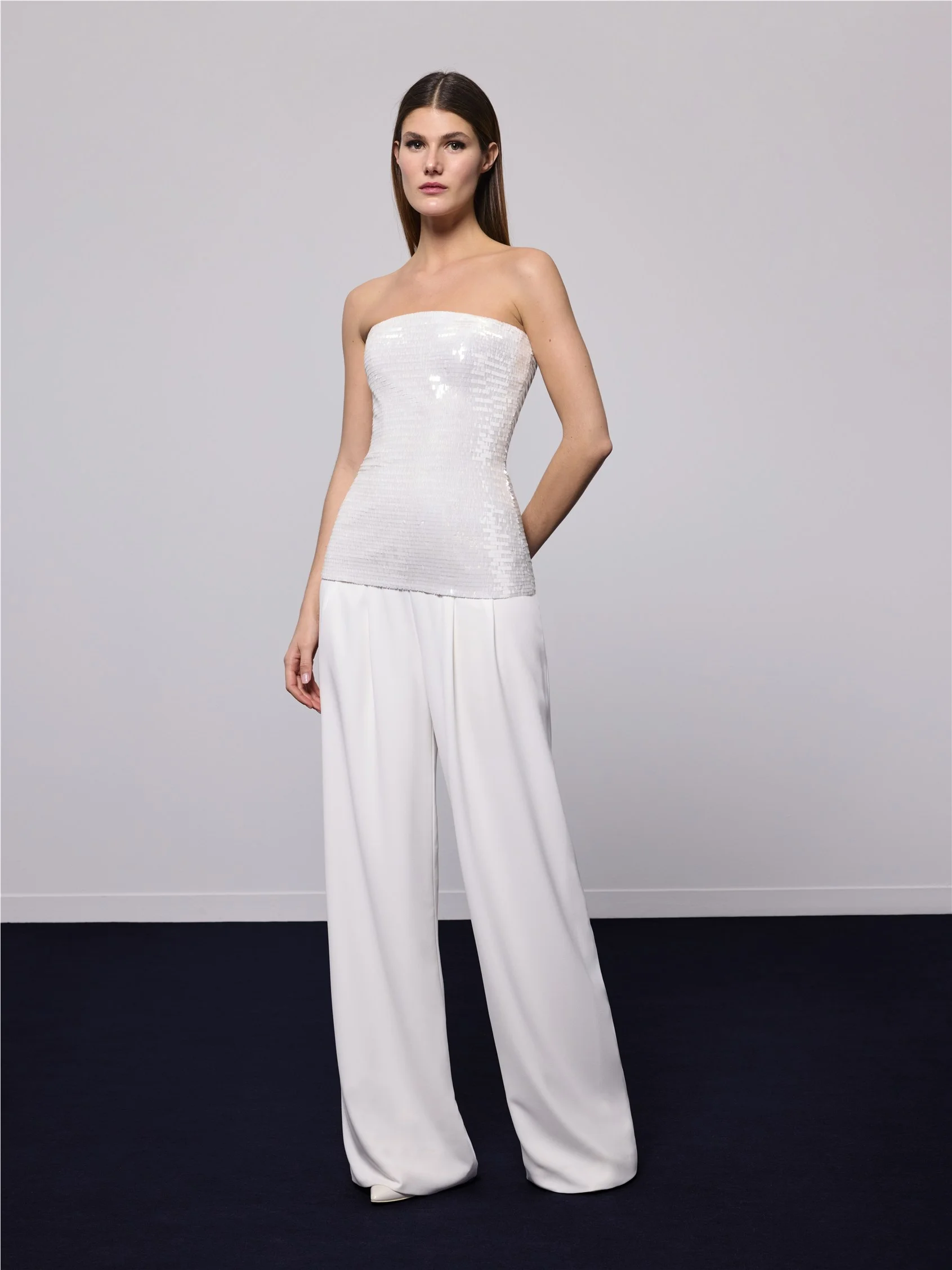 BRULIA TROUSER Bridal trousers in crepe