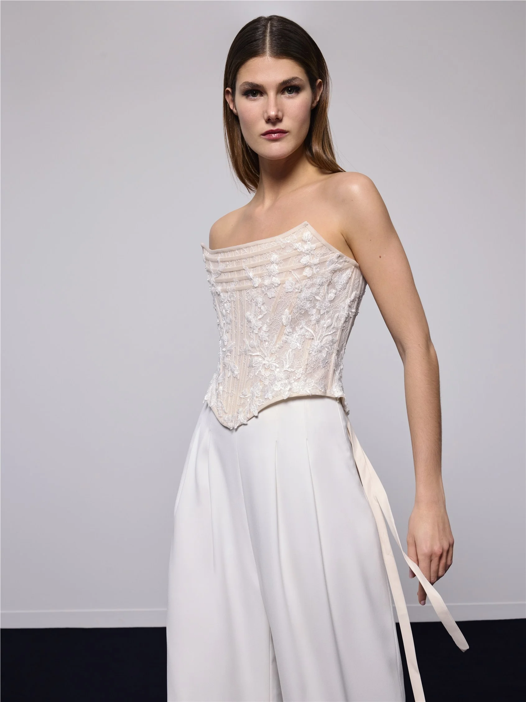 BRULIA TROUSER Bridal trousers in crepe