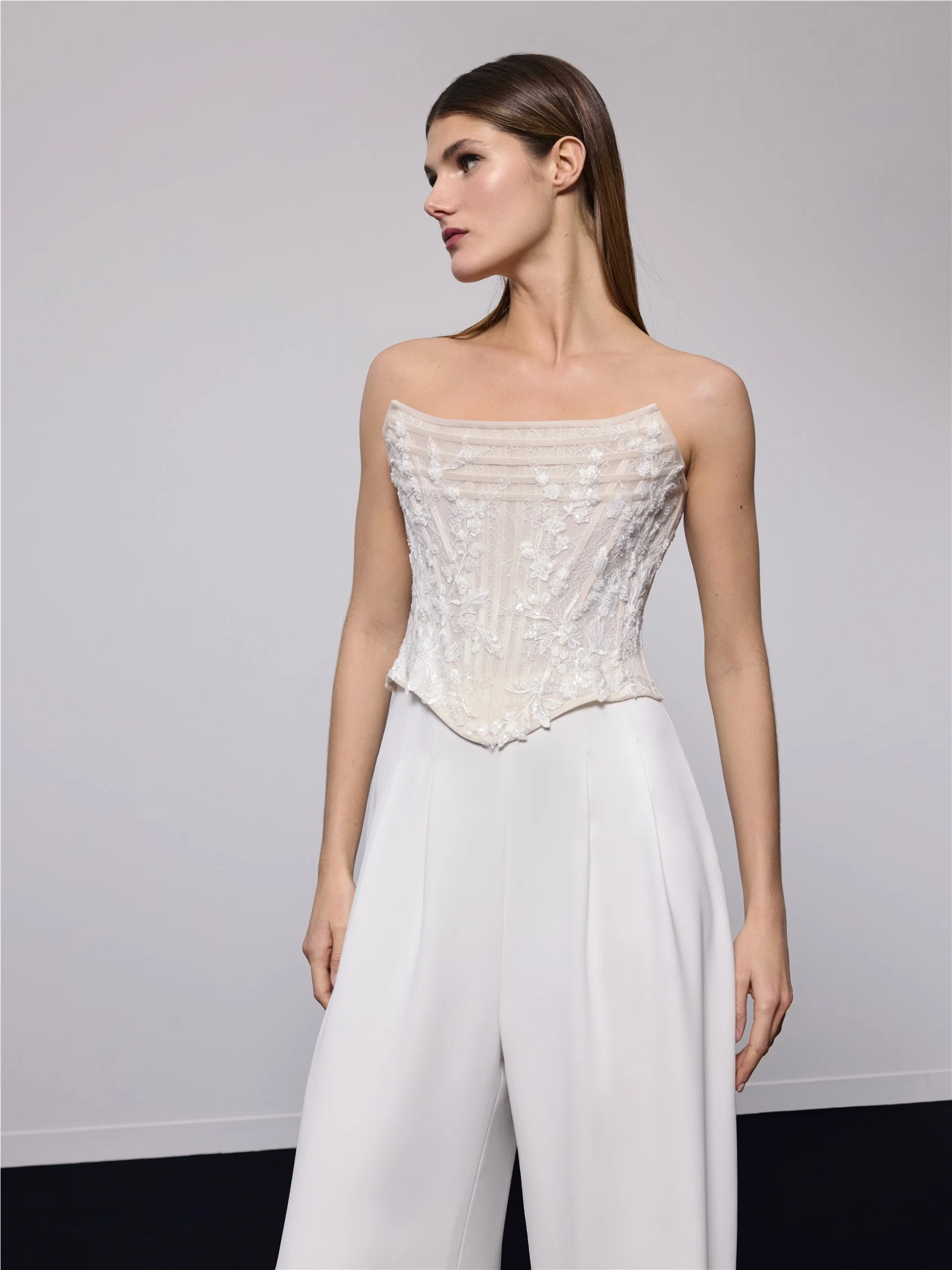 BRULIA TROUSER Bridal trousers in crepe