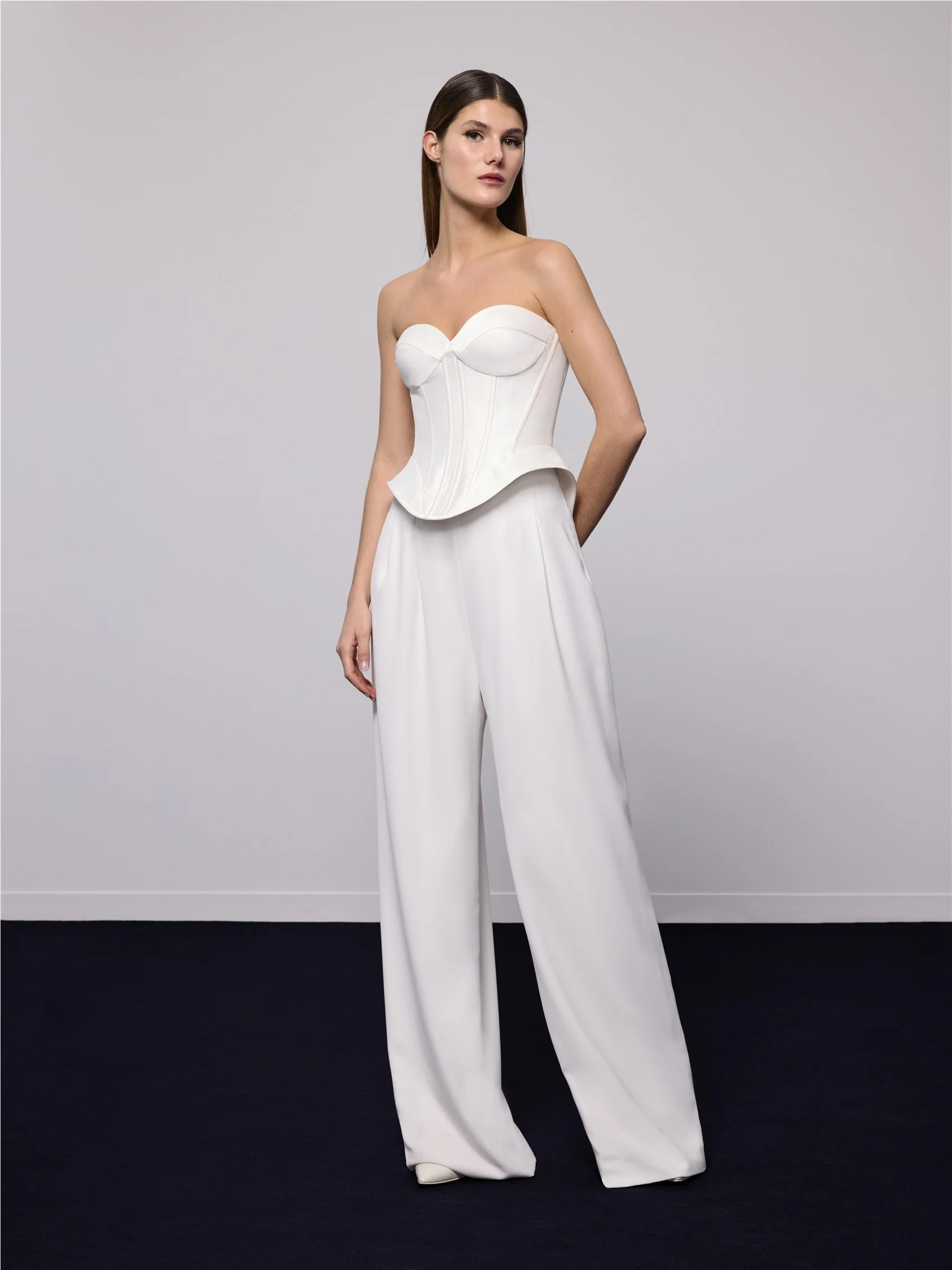 BRULIA TROUSER Bridal trousers in crepe