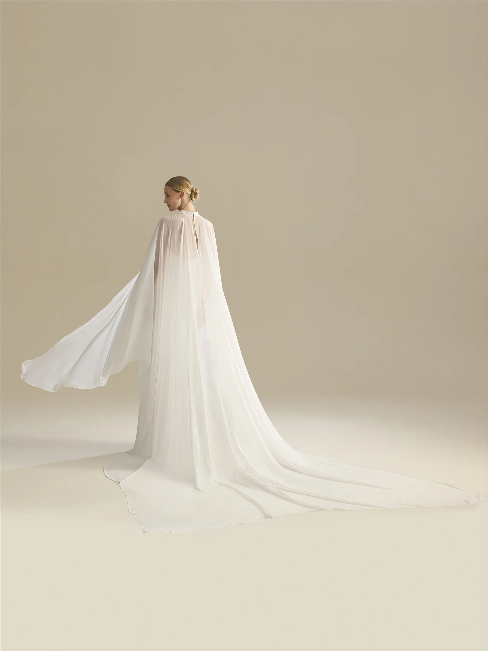 CAPE-LA42 Chiffon cape 3 CAPE-LA42 Chiffon cape