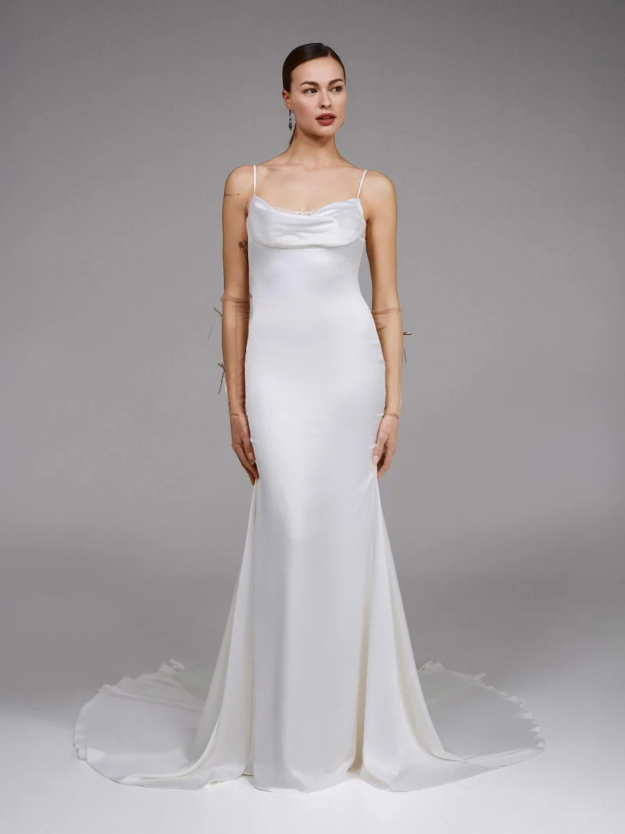 ASH Draped mermaid wedding dress