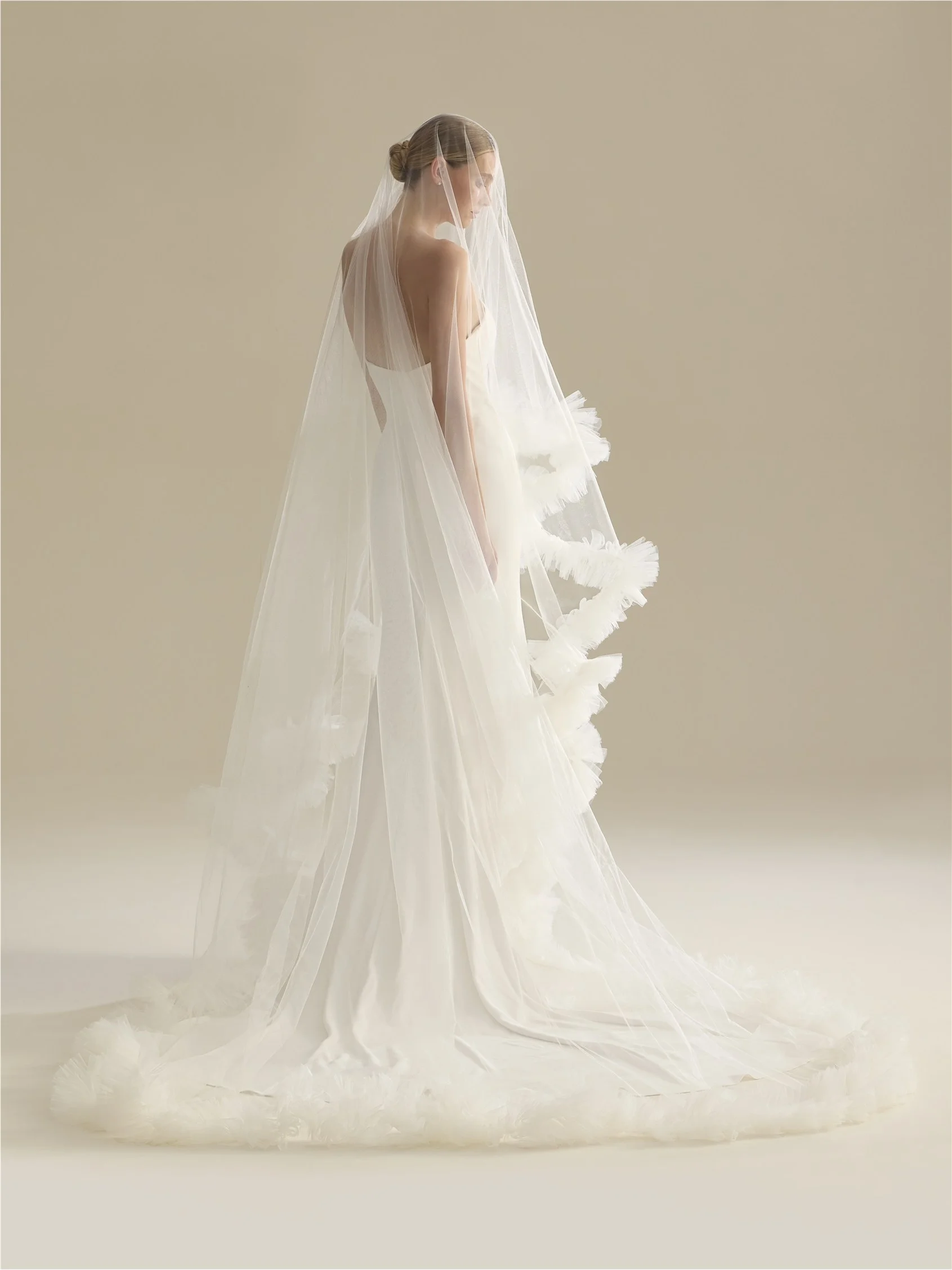V-LA63 Tulle veil
