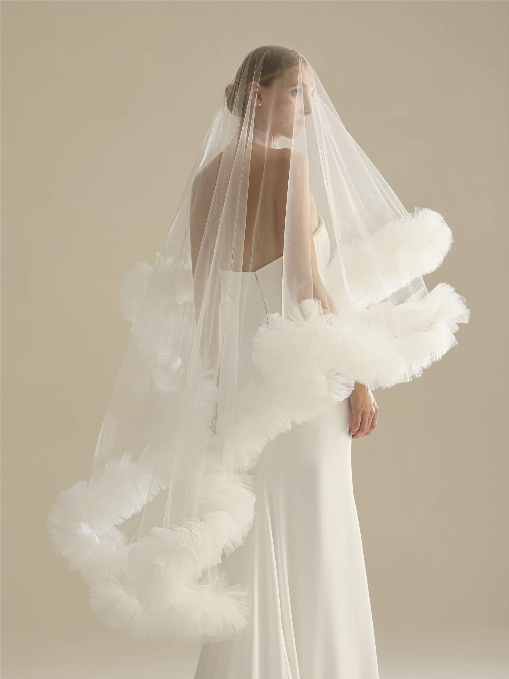 V-LA65 Tulle veil 2 V-LA65 Tulle veil