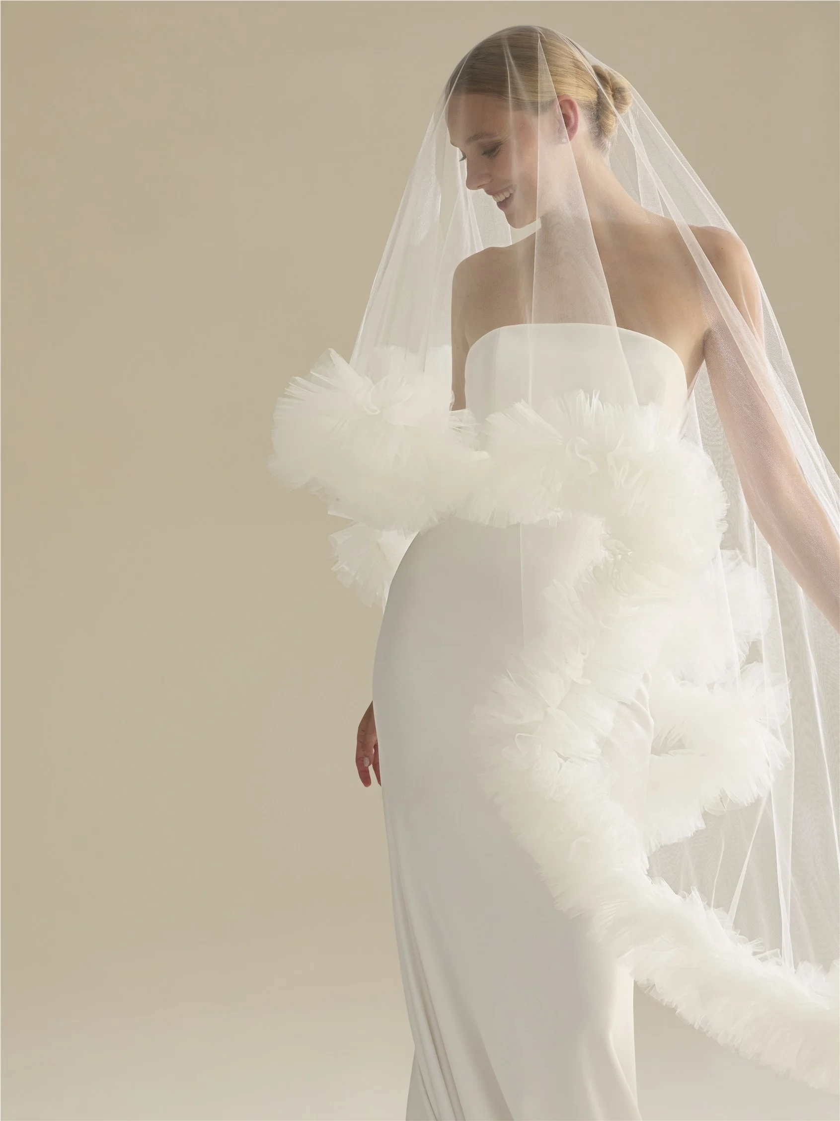V-LA65 Tulle veil 3 V-LA65 Tulle veil