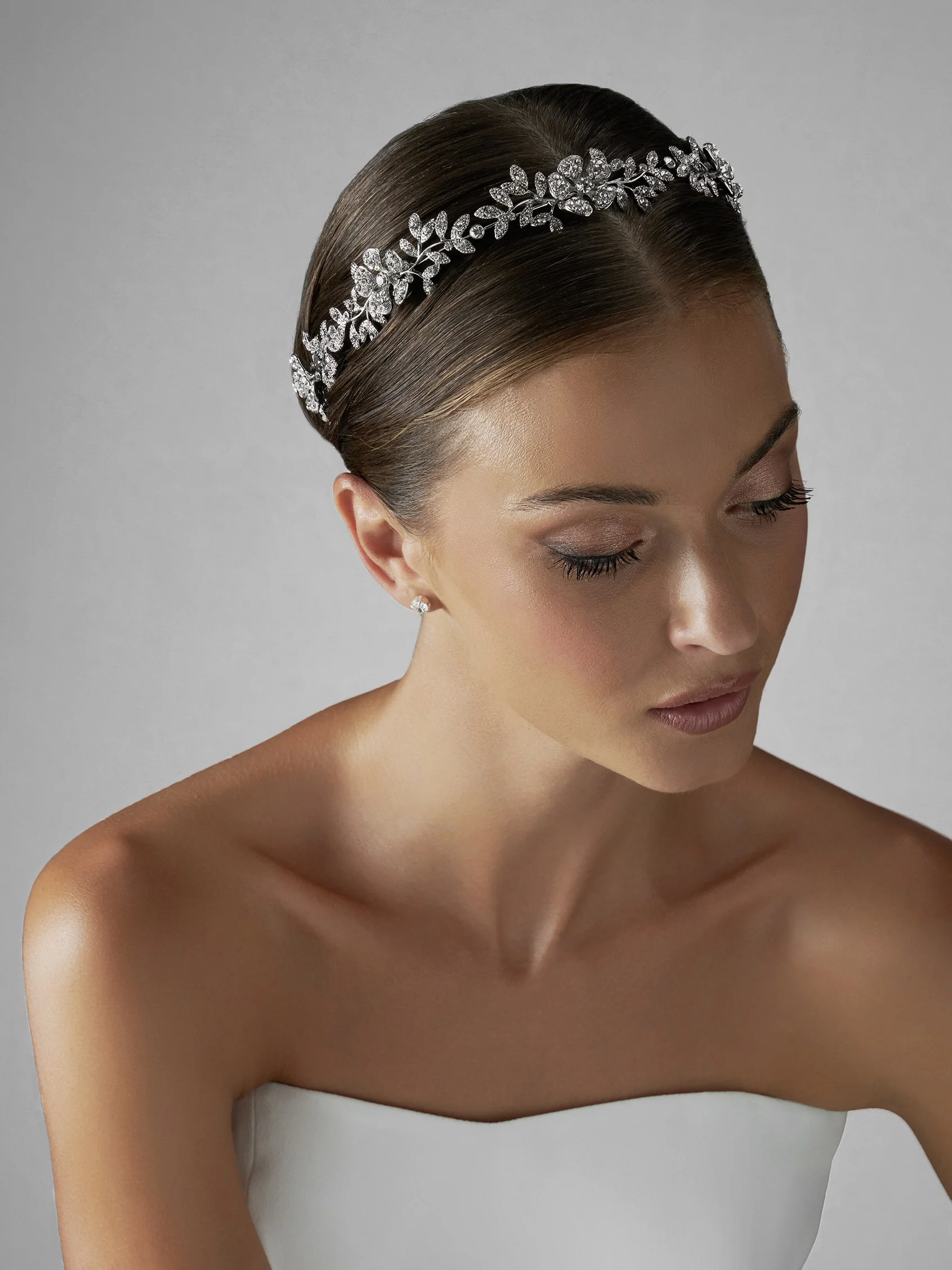 AES CORONA Crown with rhinestones
