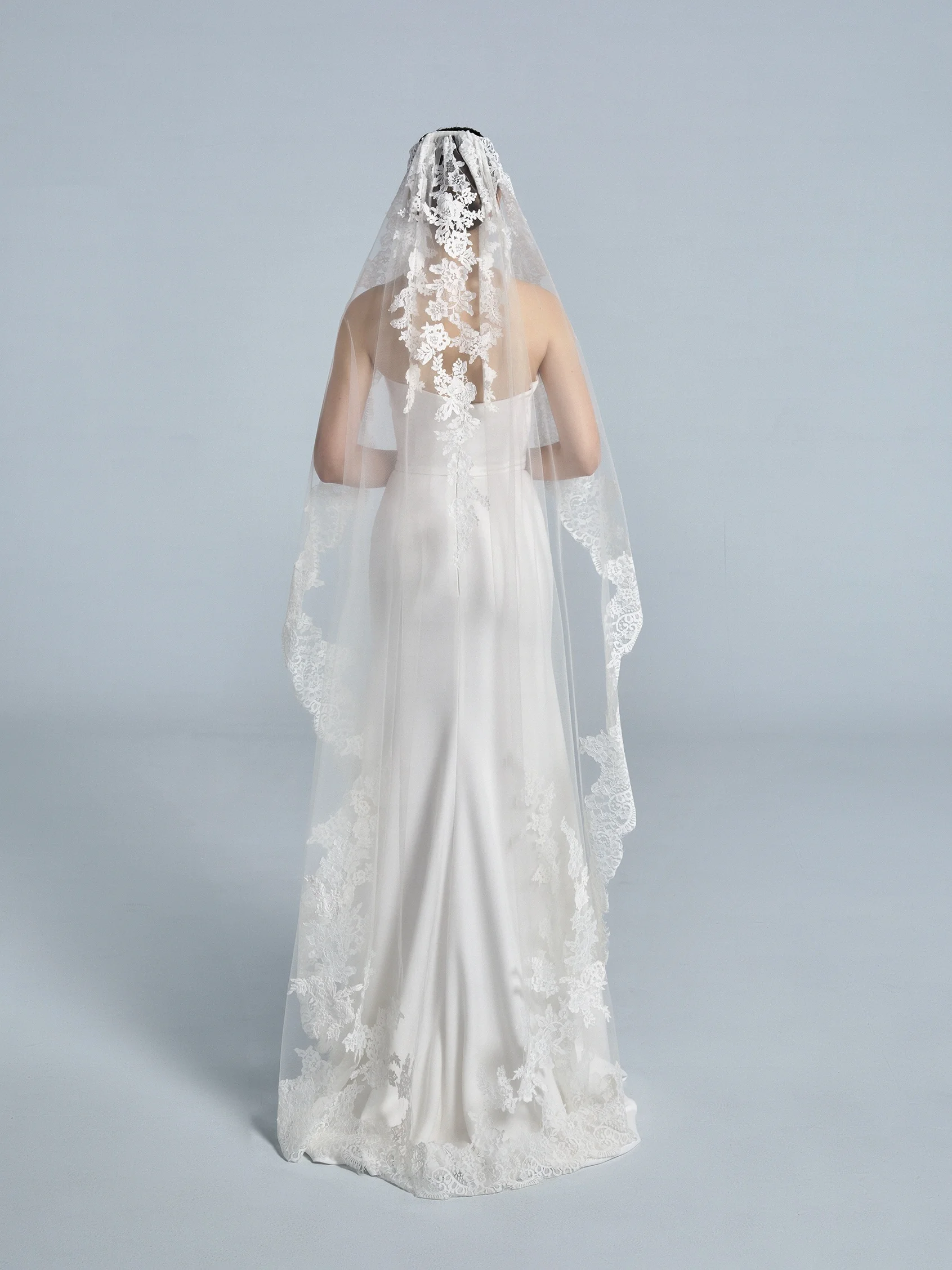 V-2877 Tulle veil 1 V-2877 Tulle veil