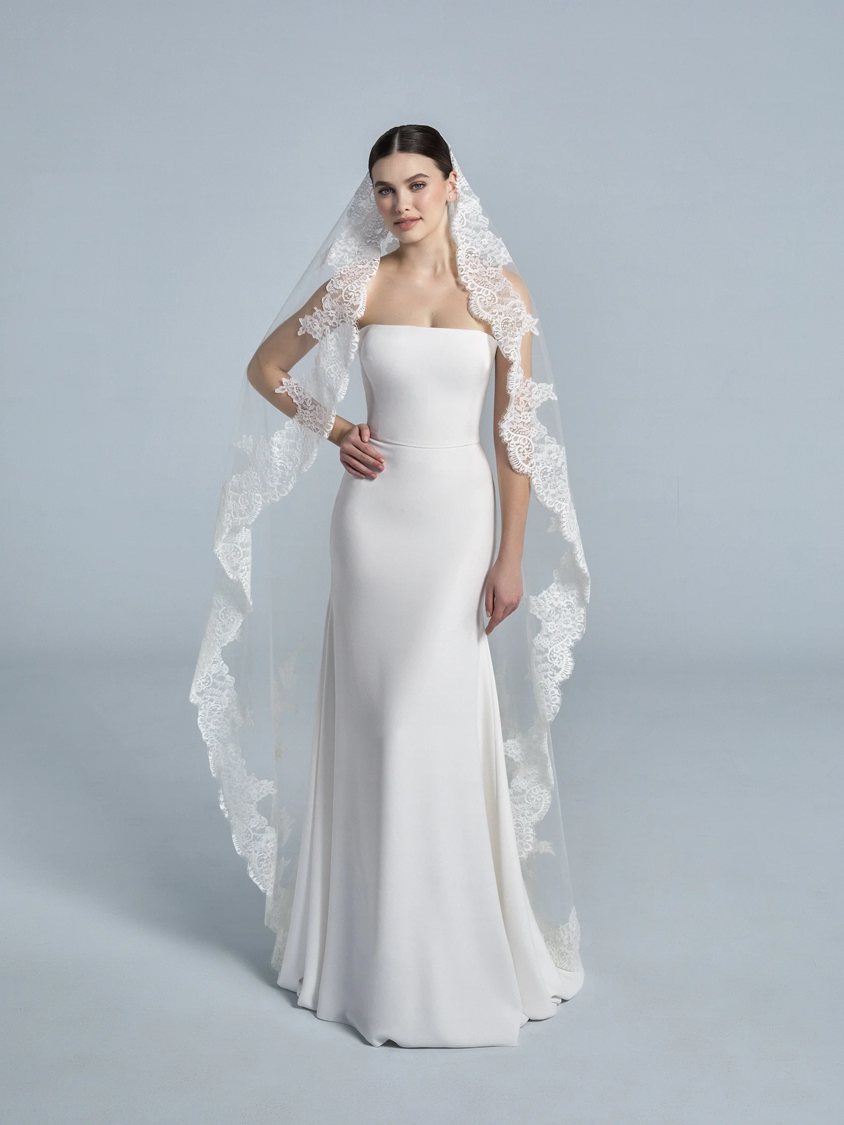 V-2877 Tulle veil 2 V-2877 Tulle veil
