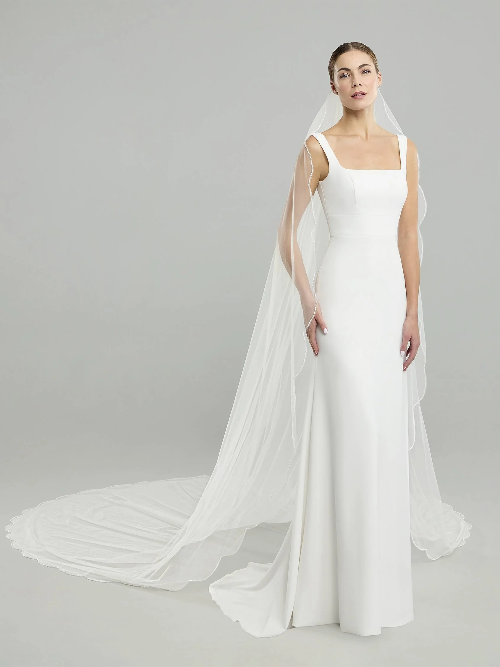 V-2920 Tulle veil 1 V-2920 Tulle veil