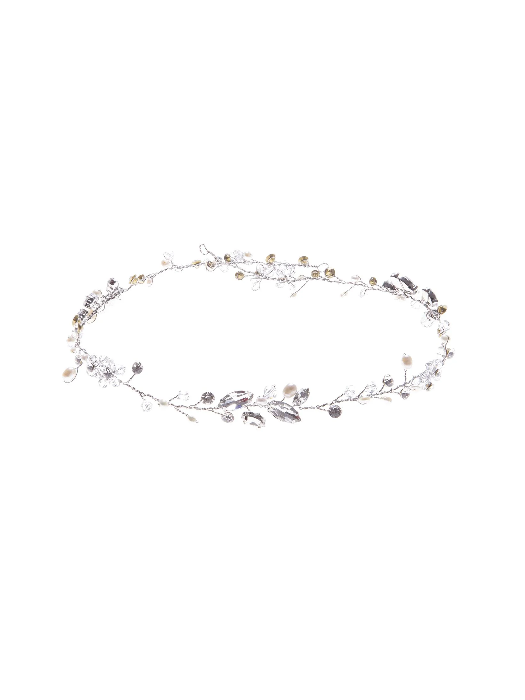 ERENI ALAMBRE Headdress with rhinestones 1 ERENI ALAMBRE Headdress with rhinestones